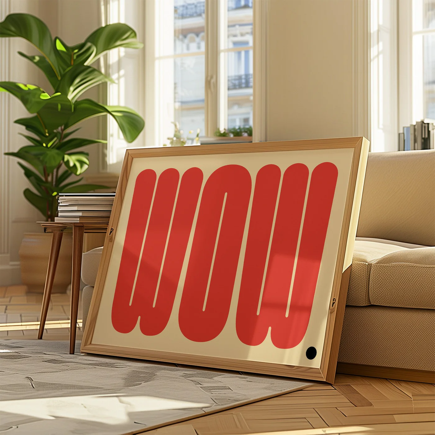 Affiche Wow - Rouge - Image 2