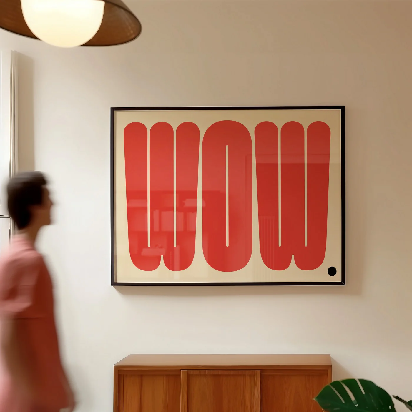 Affiche Wow - Rouge - Image 3