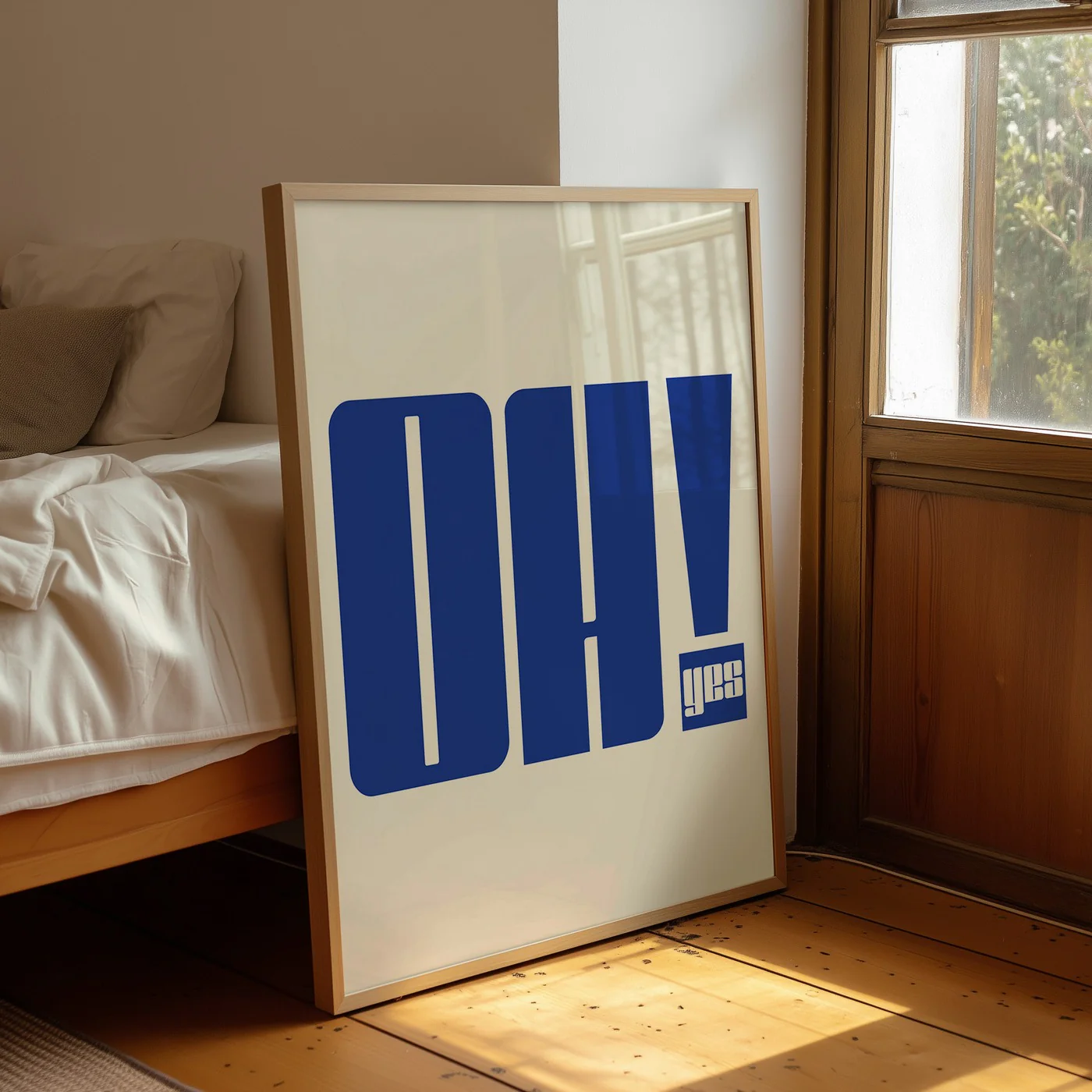 Affiche Oh Yes - Blue - Image 2