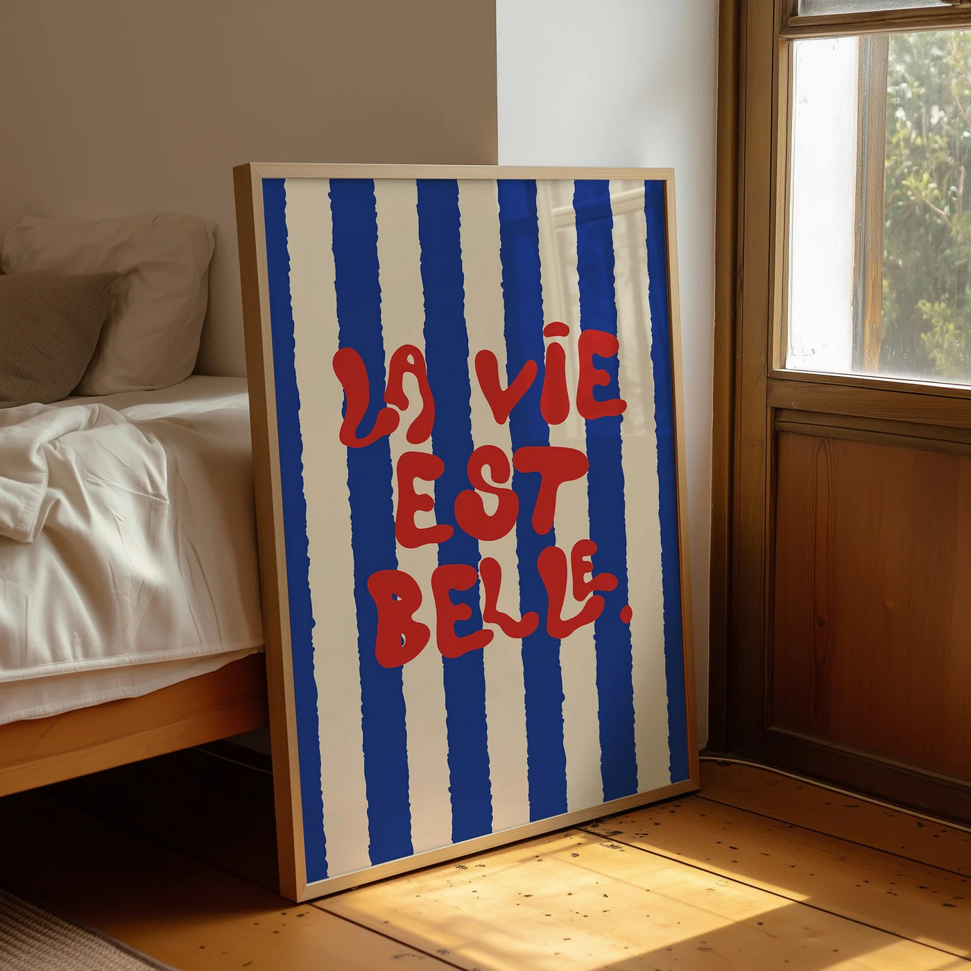 Affiche La Vie Est Belle - Blue - Image 2