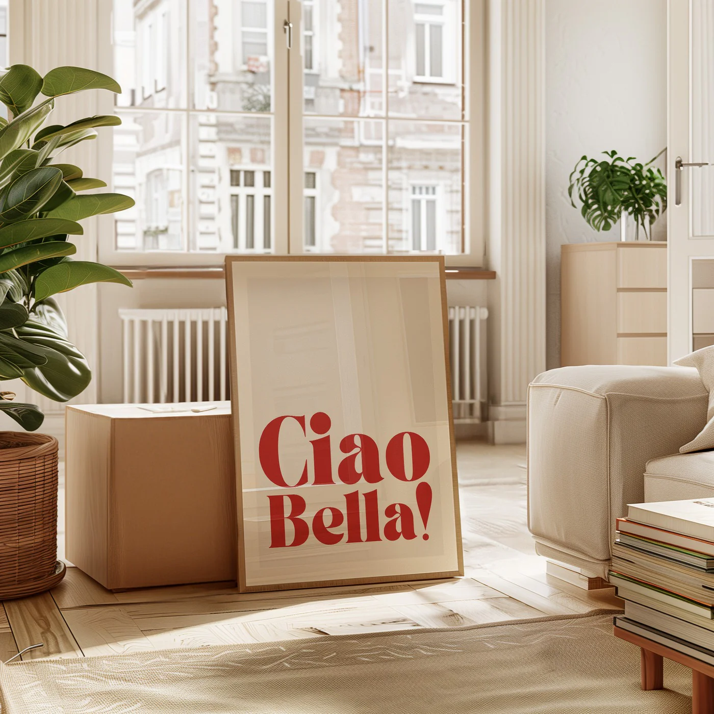 Affiche Ciao Bella - Rouge - Image 2