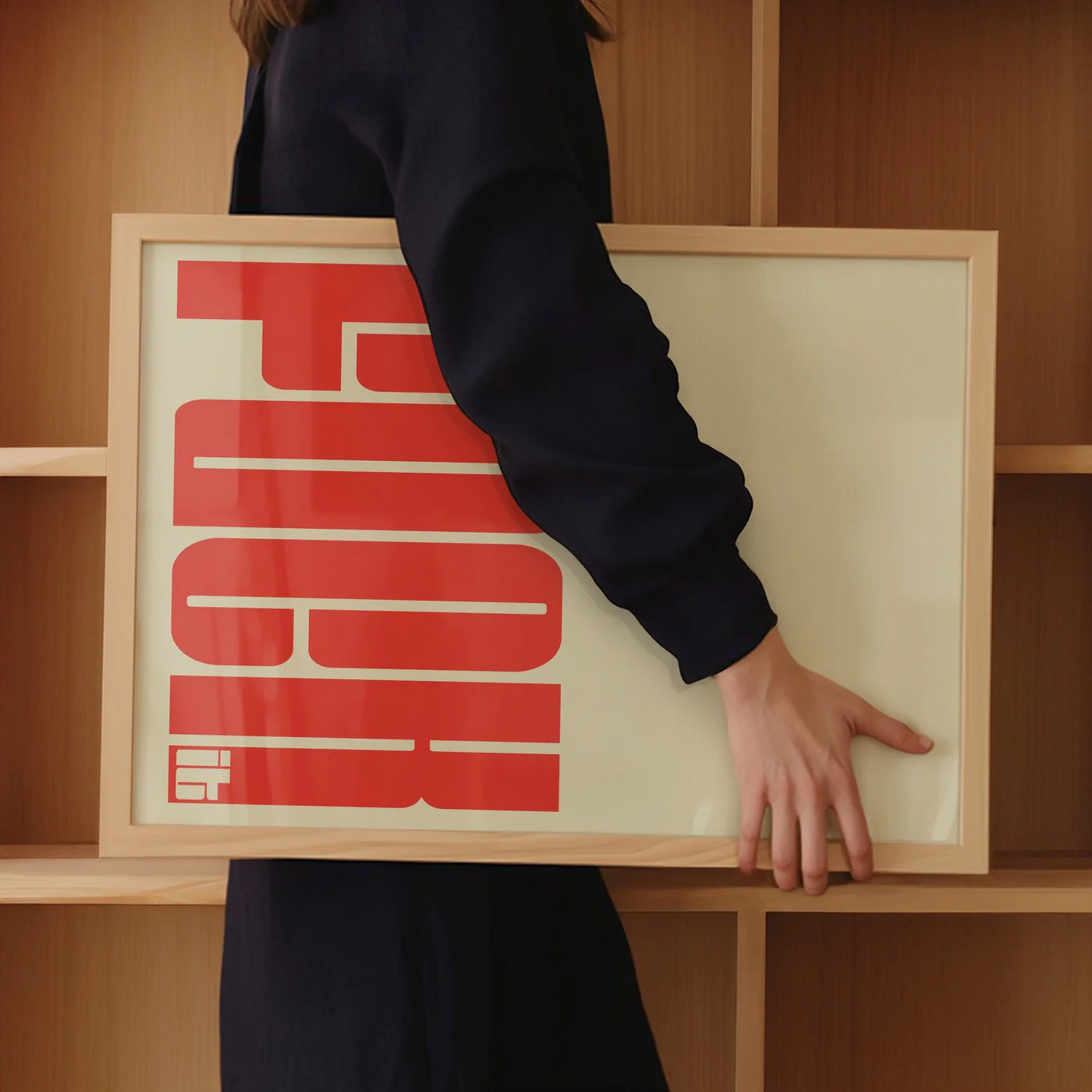 Affiche Fuck It - Rouge - Image 2