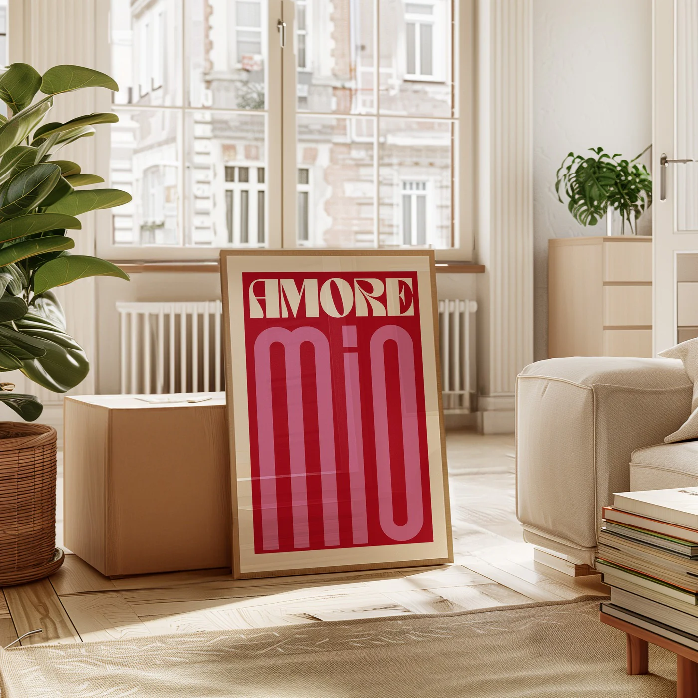 Affiche Amore Mio - Rouge - Image 2