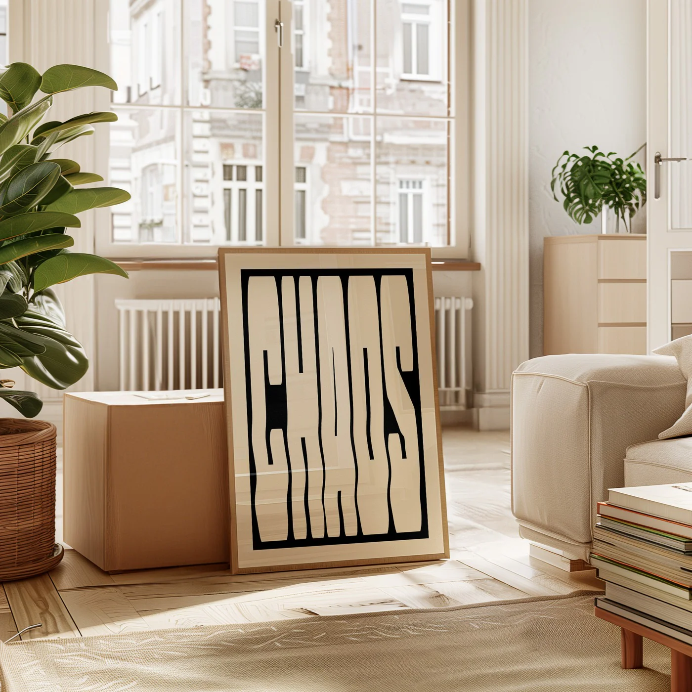 Affiche Chaos - Blanc - Image 2