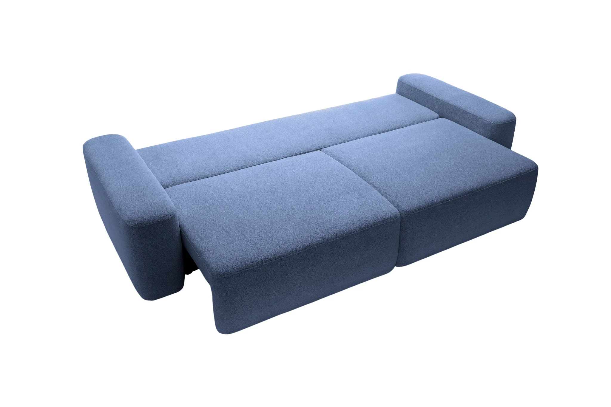 Ivy - Canapé Droit Convertible Coffre Tissu Chiné 3 Places - Image 21