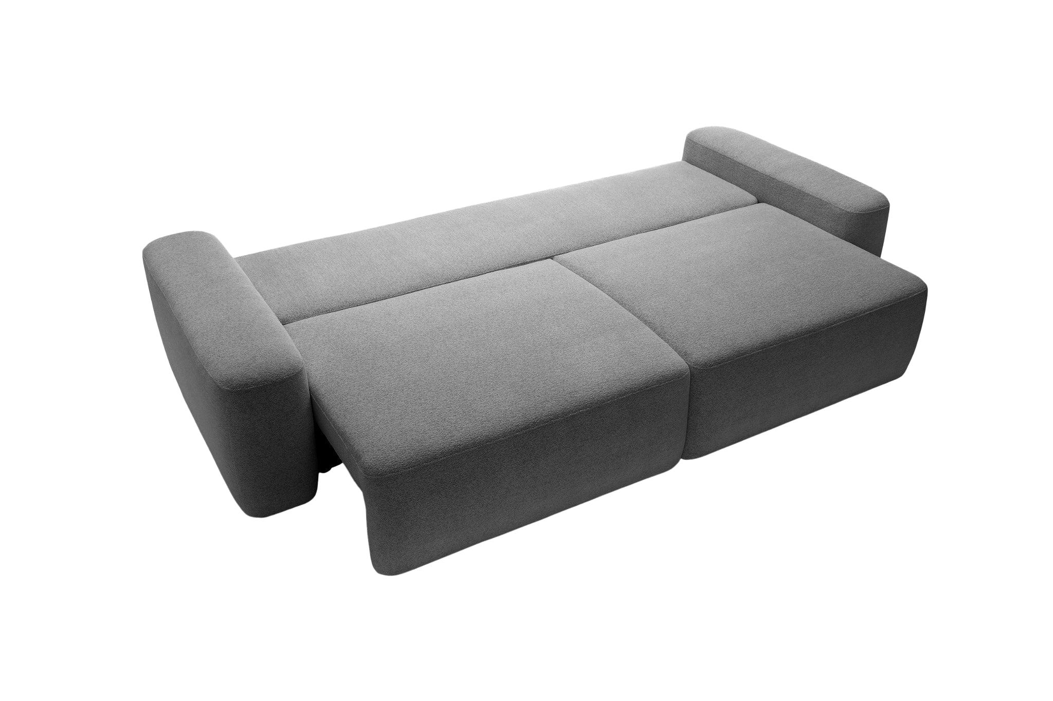 Ivy - Canapé Droit Convertible Coffre Tissu Chiné 3 Places - Image 45