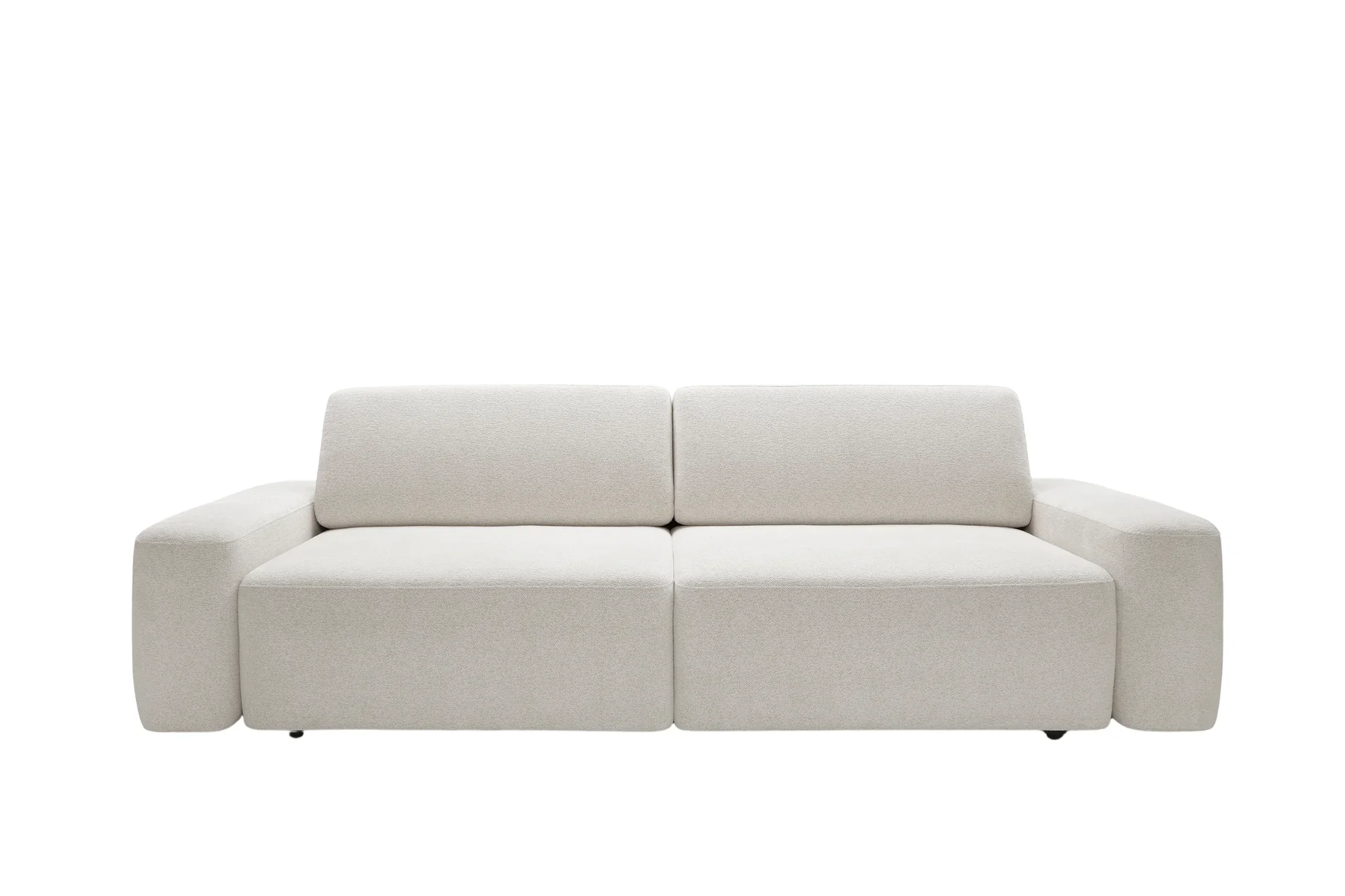 Ivy - Canapé Droit Convertible Coffre Tissu Chiné 3 Places - Image 7