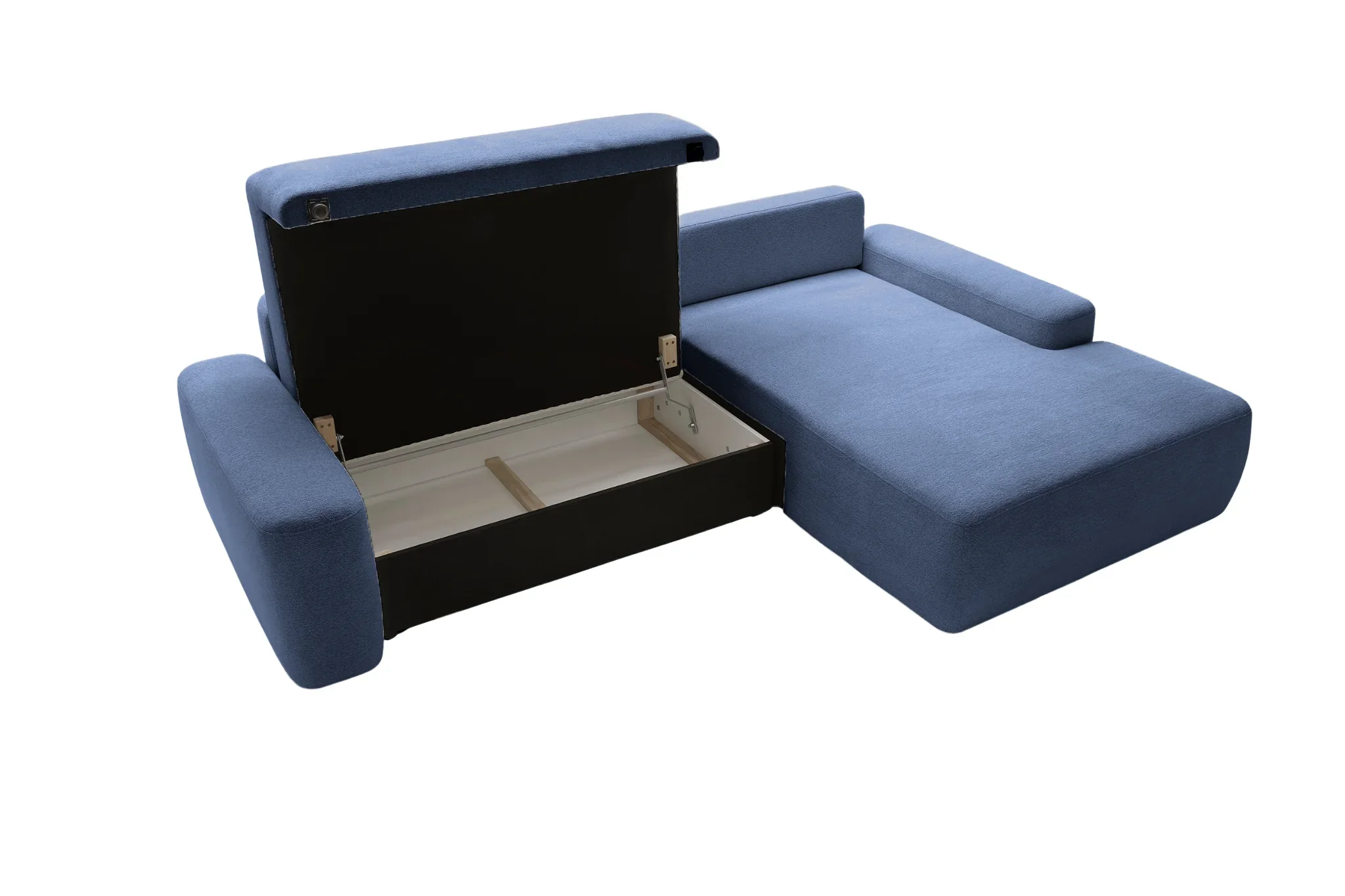 Ivy - Canapé D'Angle Convertible Tissu Chiné 4 Places - Droit - Image 32
