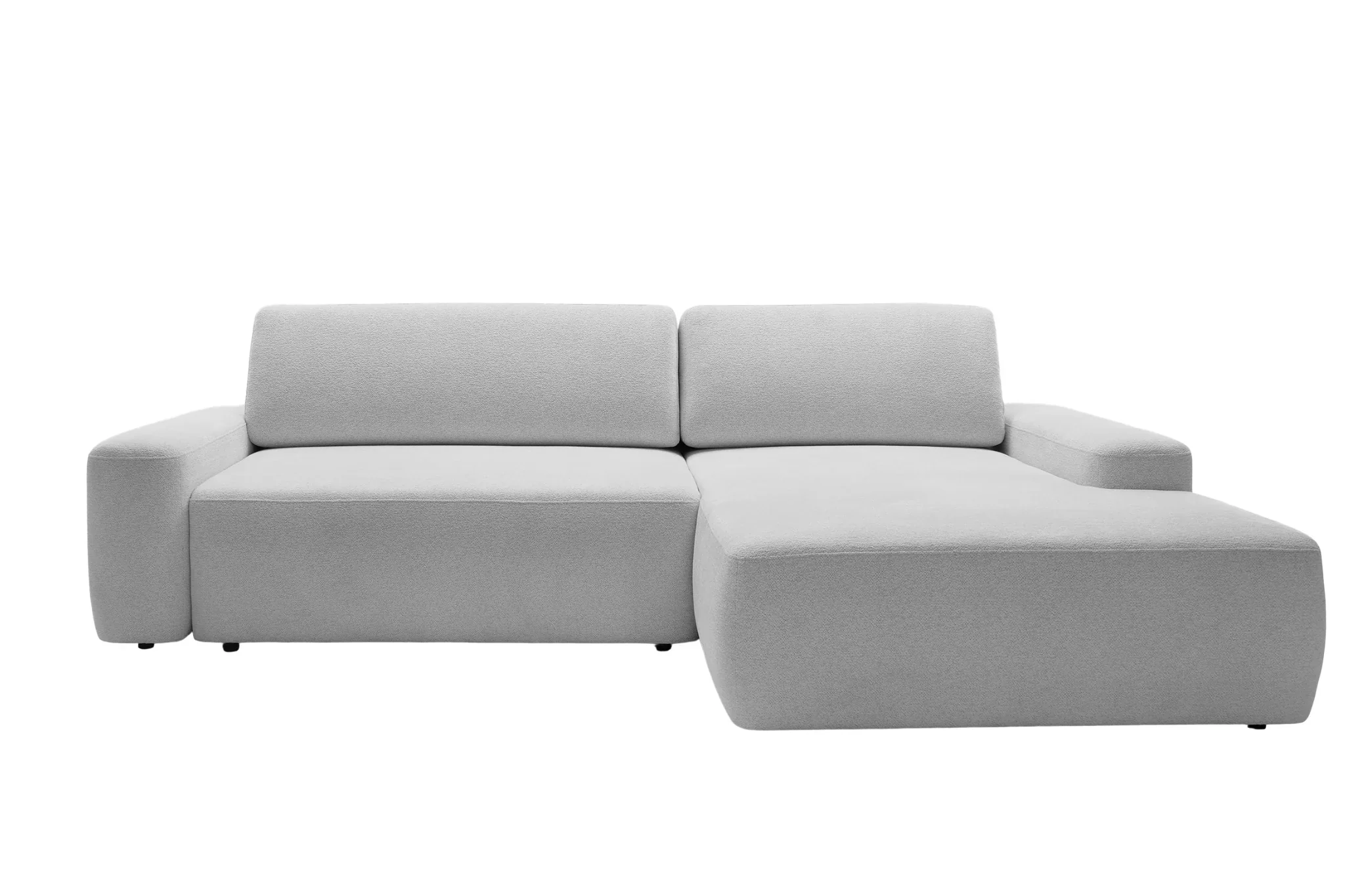 Ivy - Canapé D'Angle Convertible Tissu Chiné 4 Places - Droit - Image 46