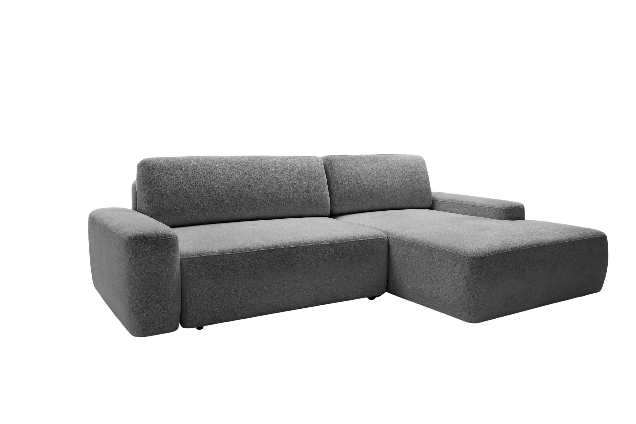 Ivy - Canapé D'Angle Convertible Tissu Chiné 4 Places - Droit - Image 57