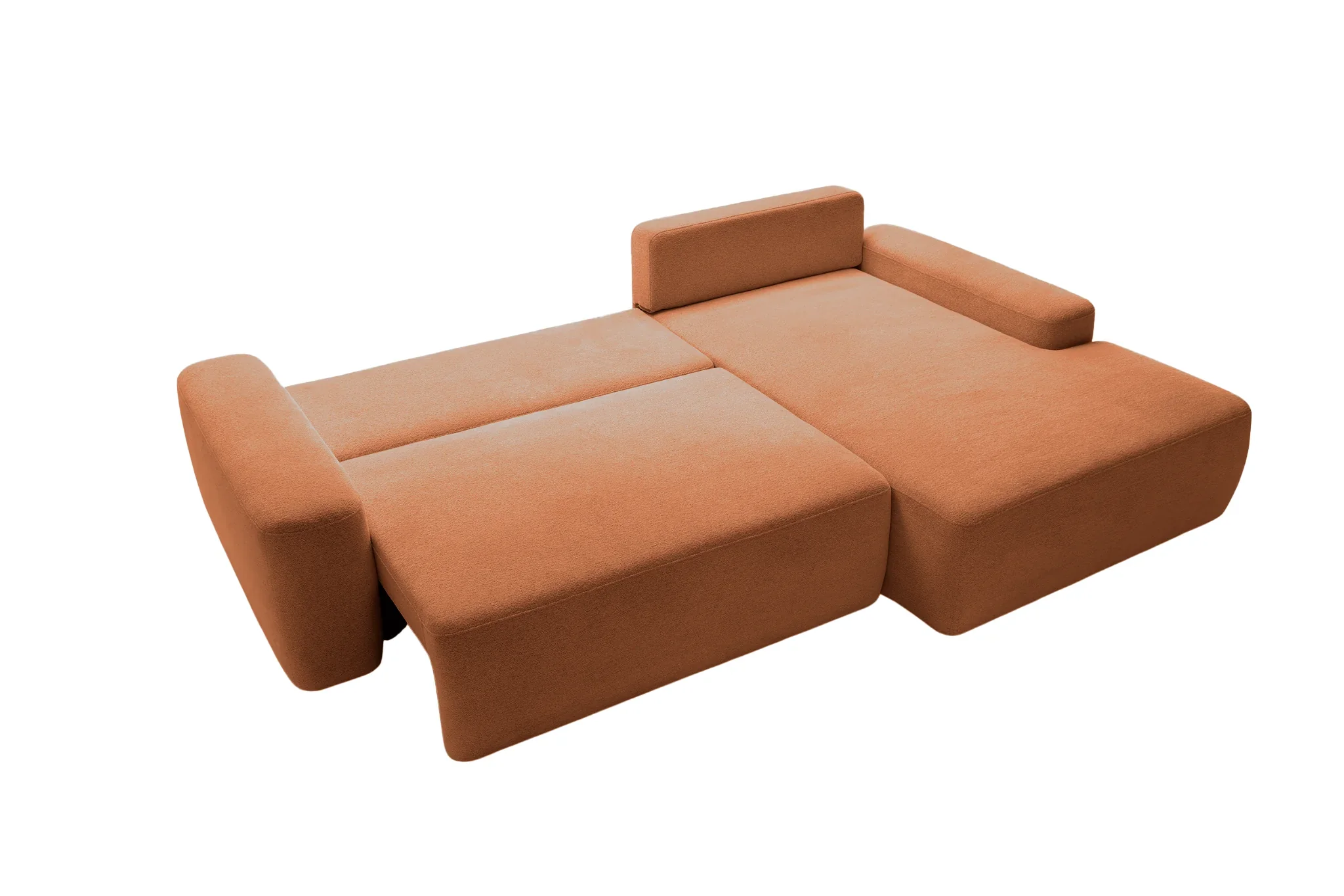 Ivy - Canapé D'Angle Convertible Tissu Chiné 4 Places - Droit - Image 67