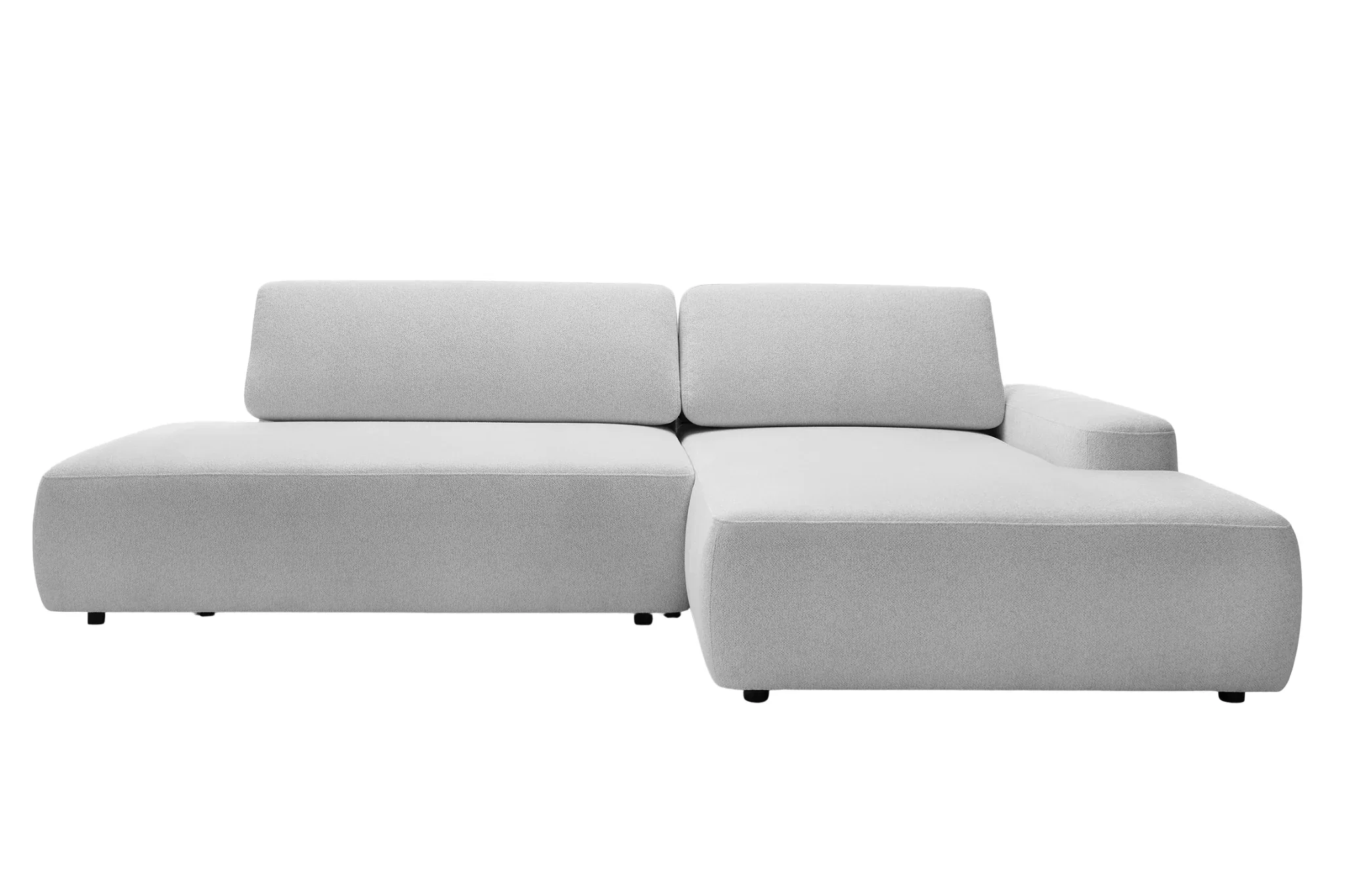 Ivy O - Canapé D'Angle Convertible Coffre Tissu Chiné 3 Places - Droit - Image 32