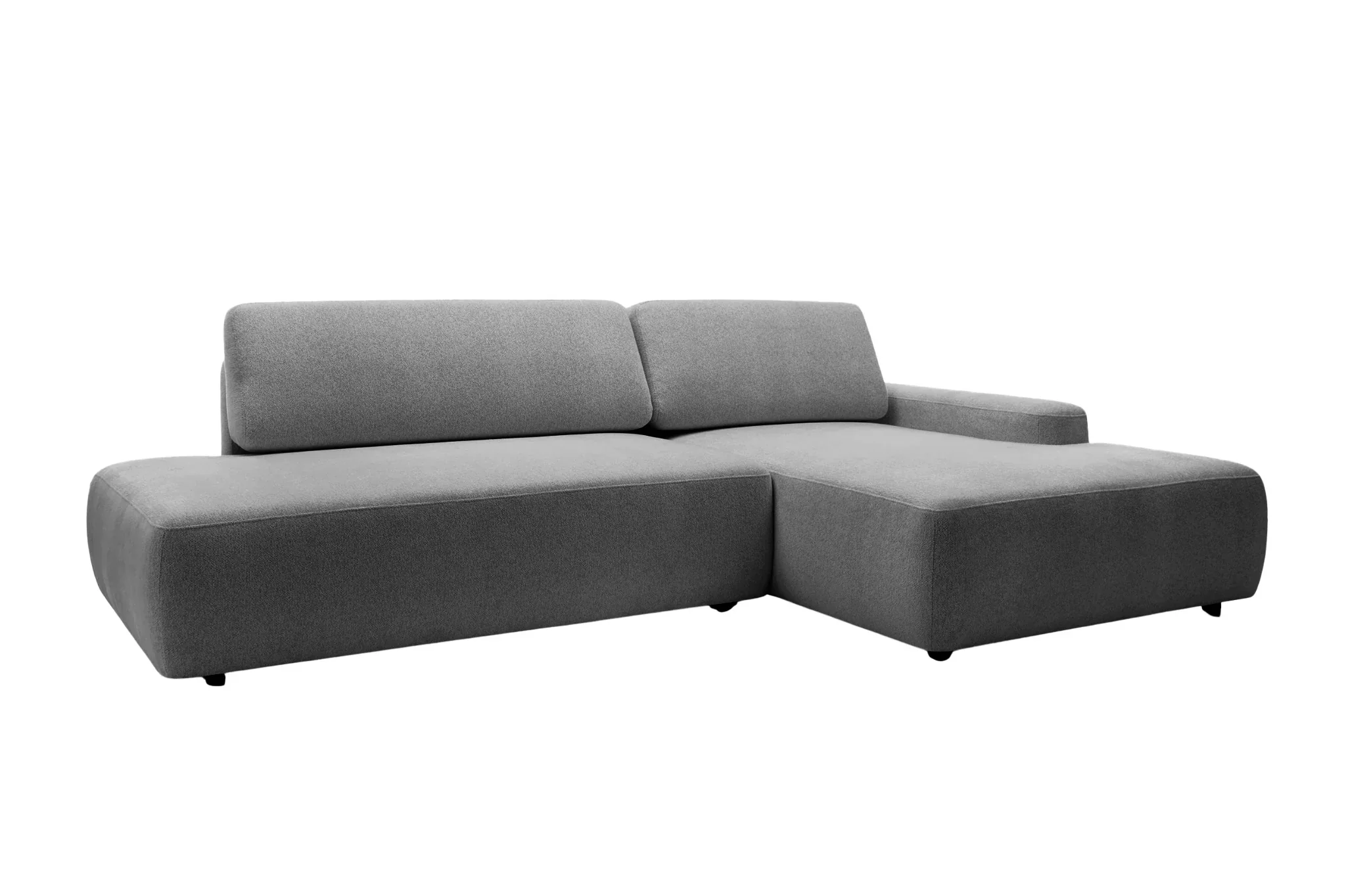 Ivy O - Canapé D'Angle Convertible Coffre Tissu Chiné 3 Places - Droit - Image 45