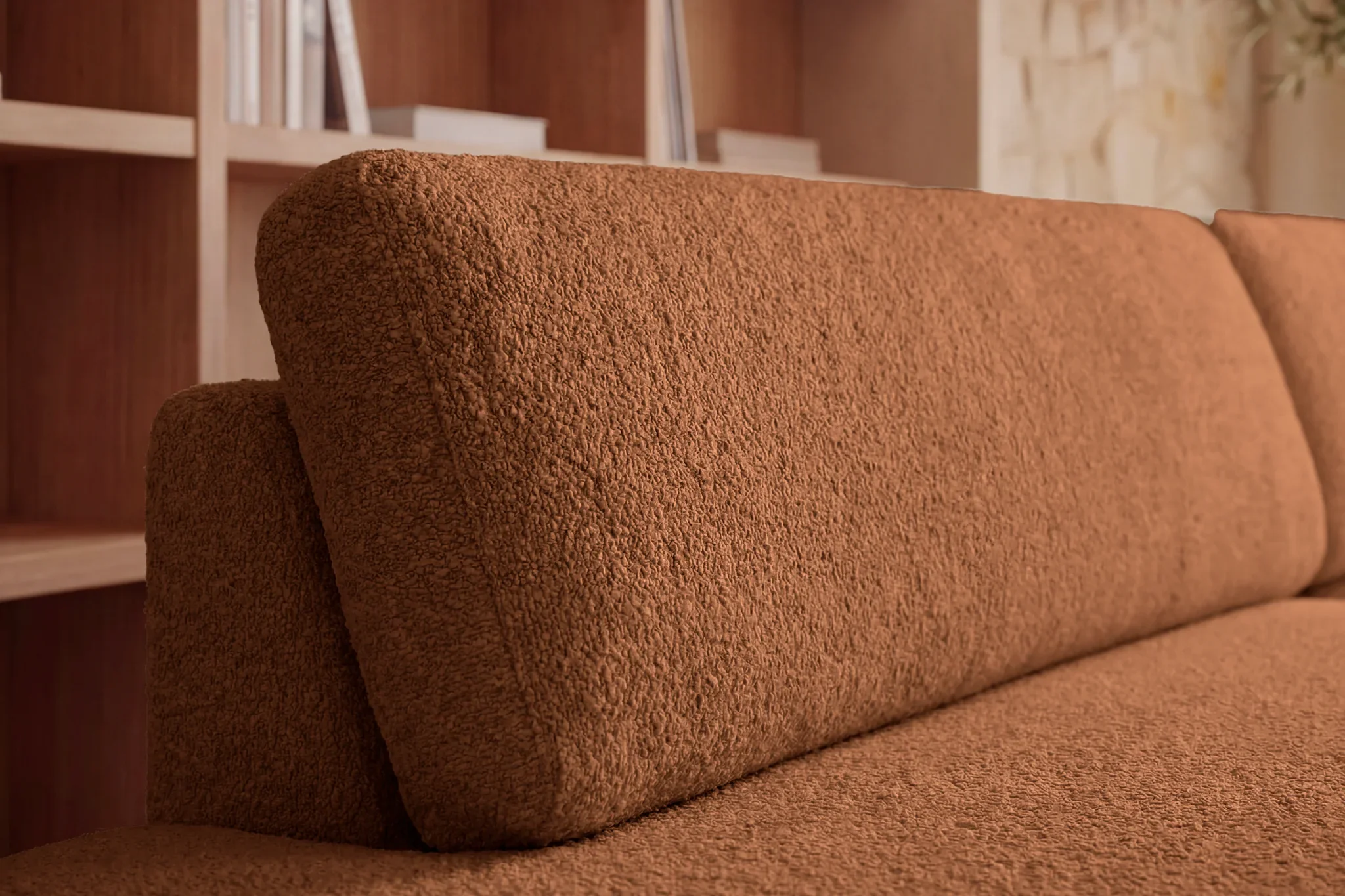 Ivy O - Canapé D'Angle Convertible Coffre Tissu Chiné 3 Places - Droit - Image 53
