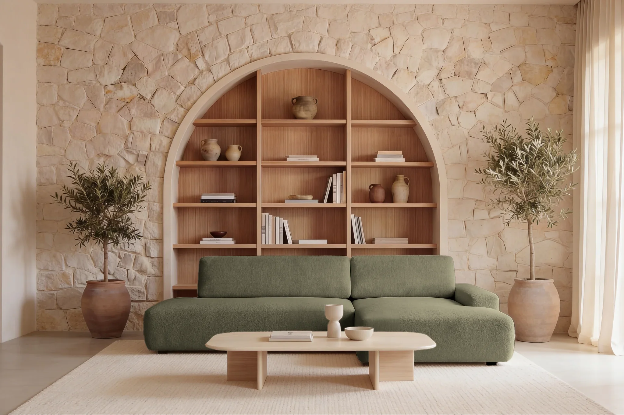 Ivy O - Canapé D'Angle Convertible Coffre Tissu Chiné 3 Places - Droit - Image 62