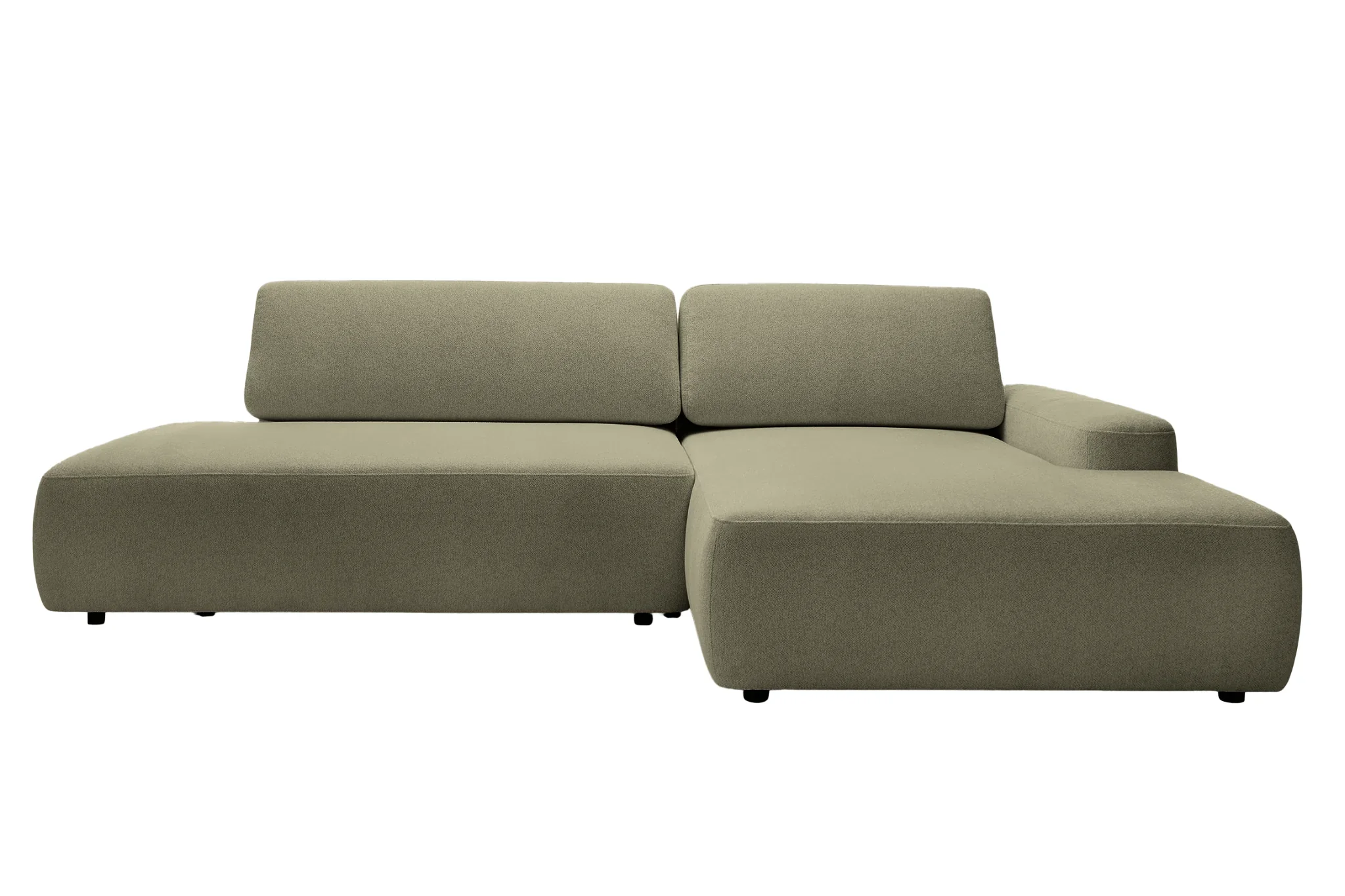 Ivy O - Canapé D'Angle Convertible Coffre Tissu Chiné 3 Places - Droit - Image 68