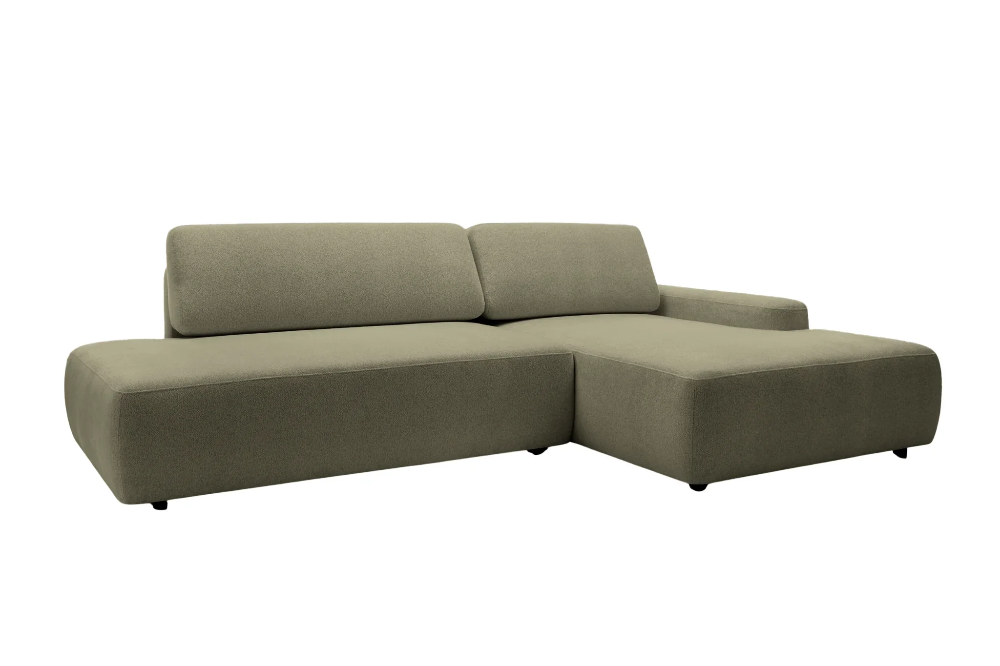 Ivy O - Canapé D'Angle Convertible Coffre Tissu Chiné 3 Places - Droit - Image 69