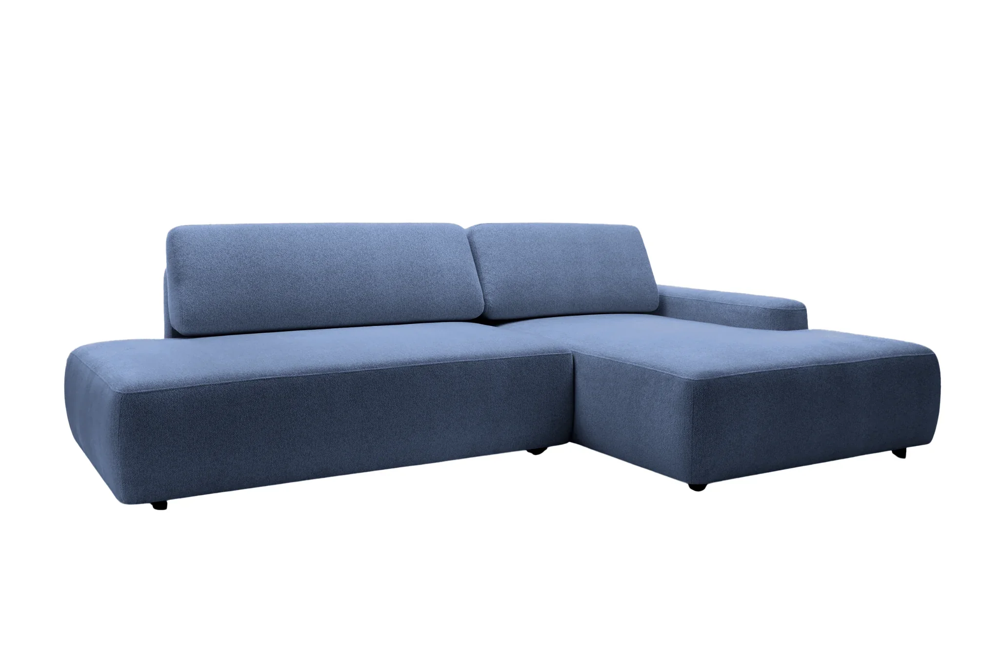 Ivy O - Canapé D'Angle Convertible Coffre Tissu Chiné 3 Places - Droit - Image 9