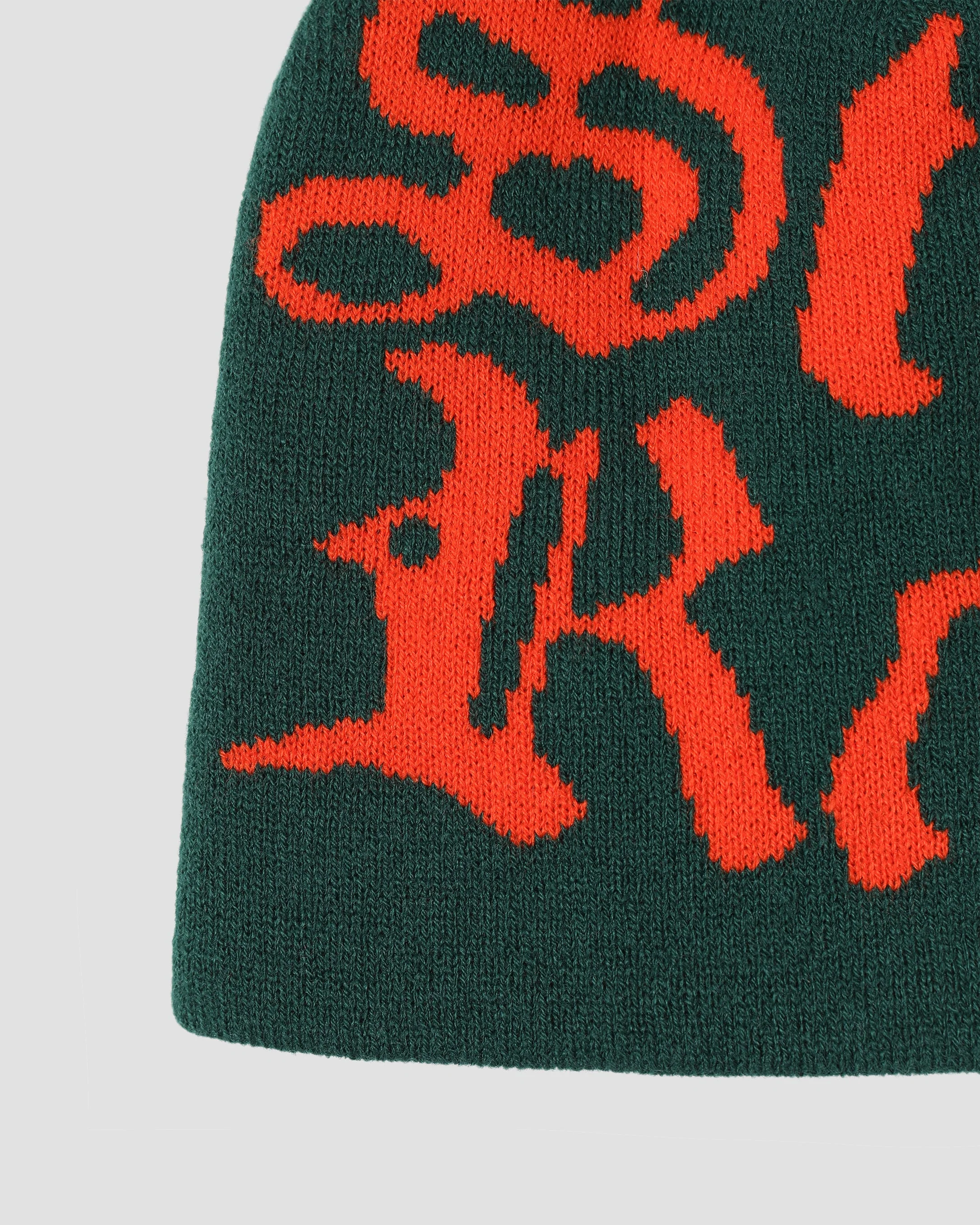 Jaquard Beanie - Green - Image 3