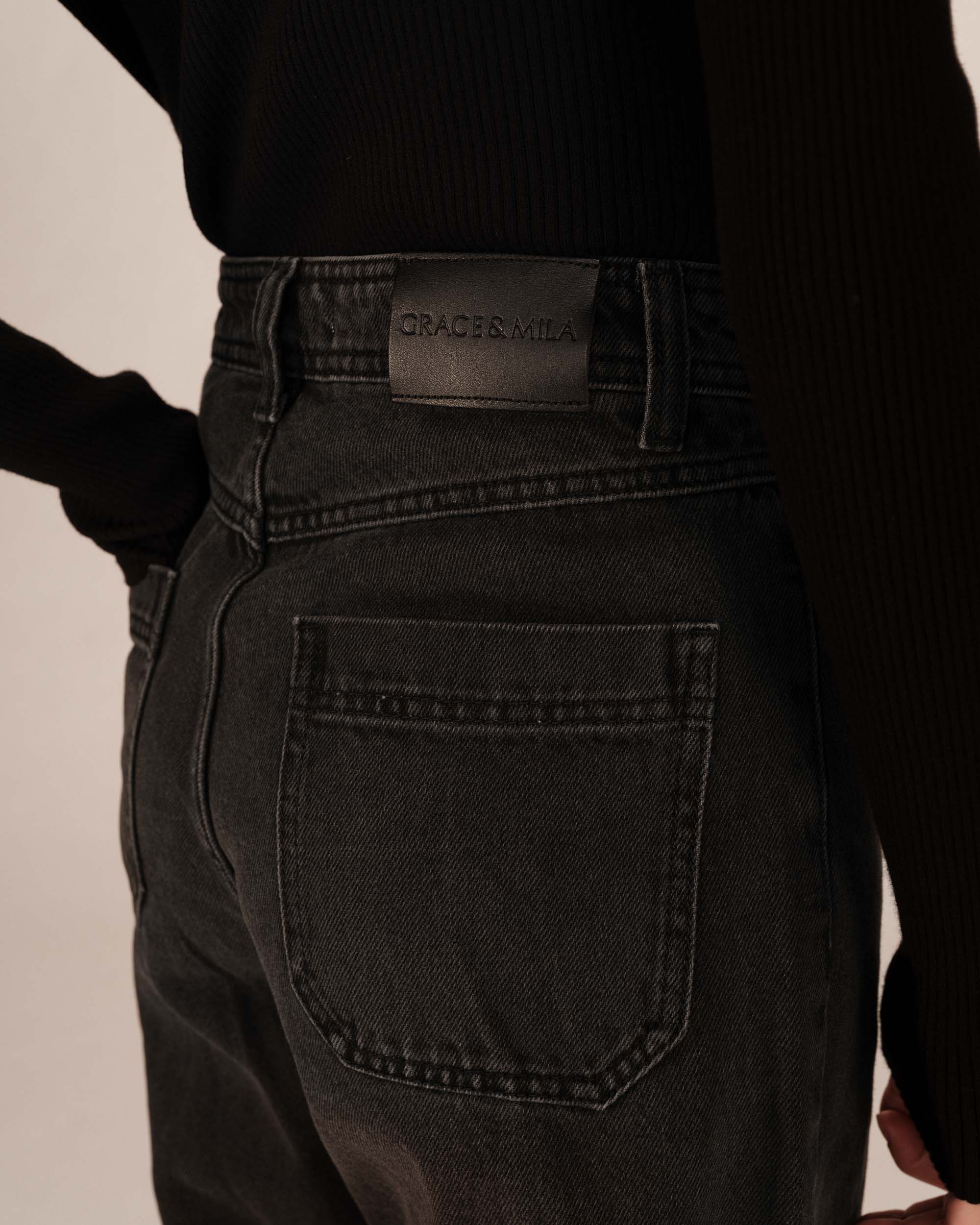 Jean 7/8E Black Washed Jonas - Image 6