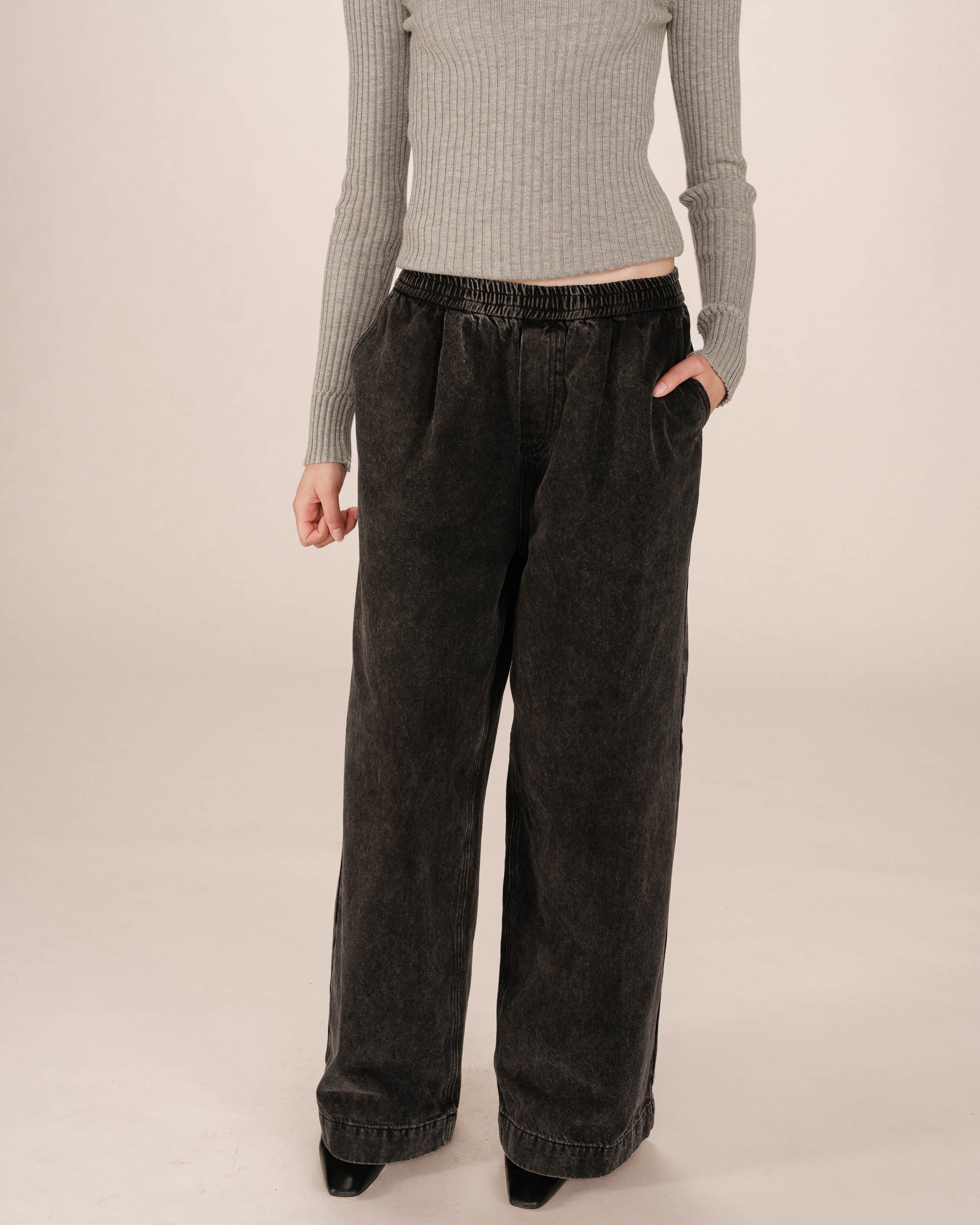Jean Baggy Black Washed Sacha - Image 2