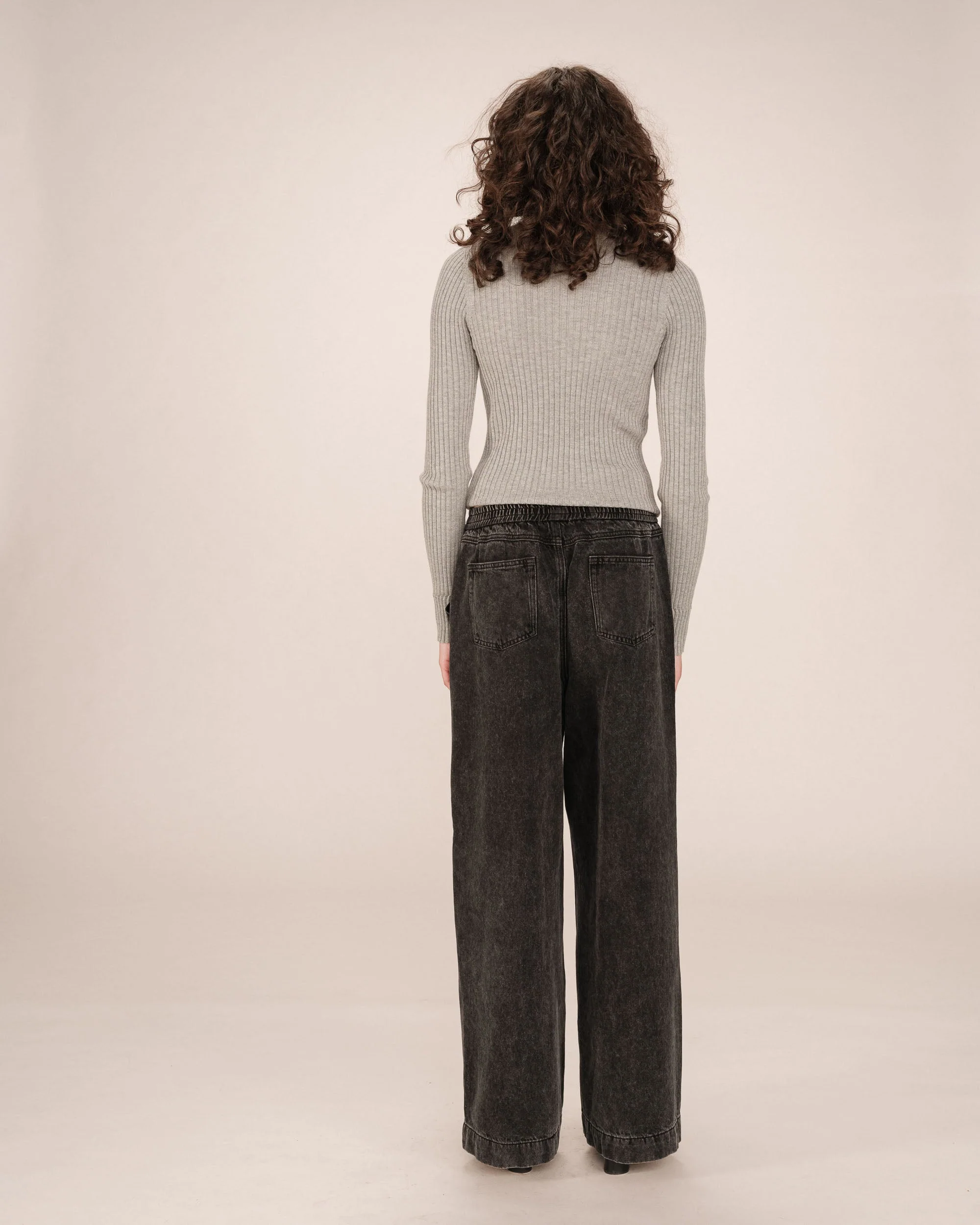 Jean Baggy Black Washed Sacha - Image 5
