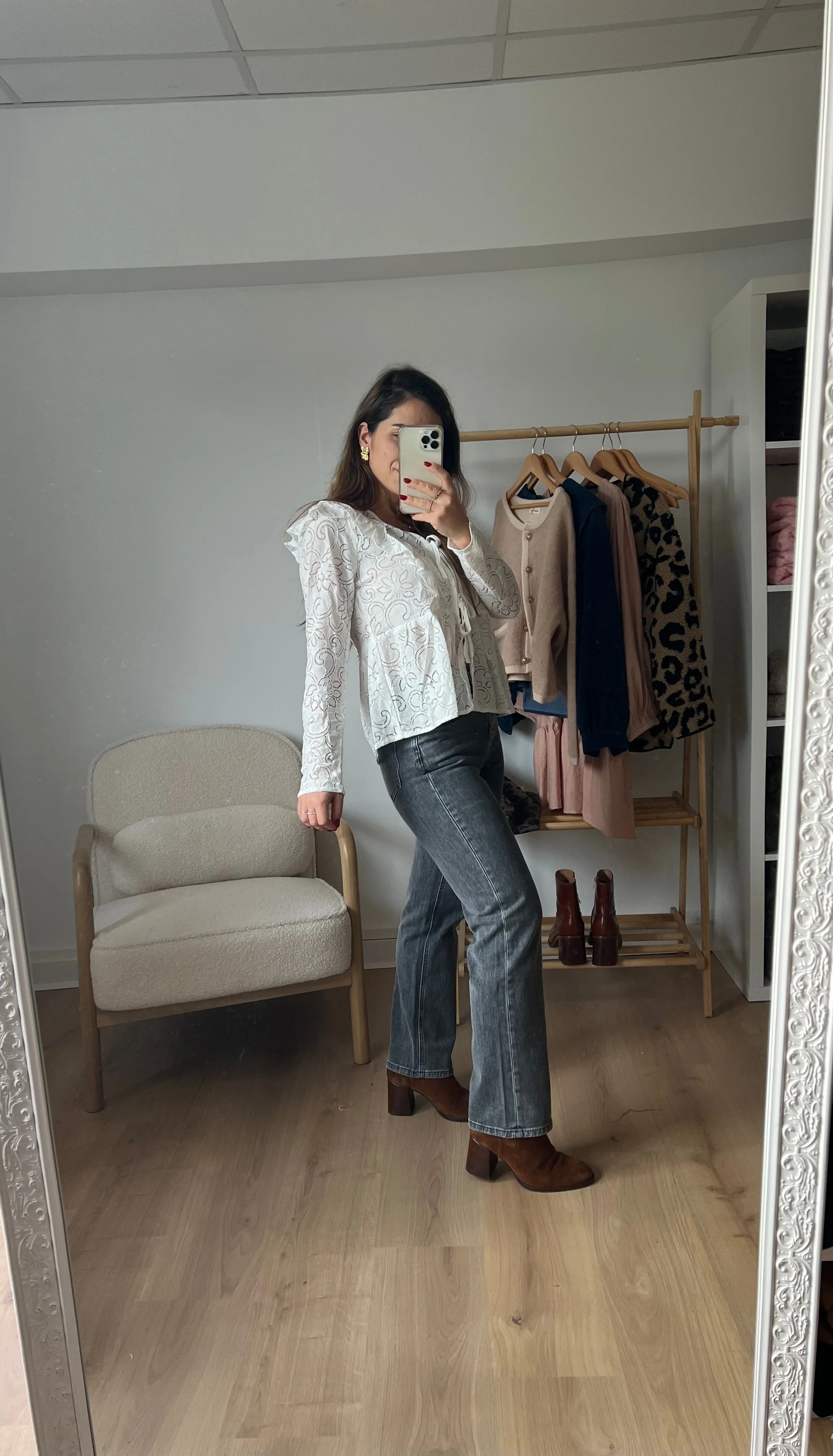 Jean Droit Solange - Gris - Image 12