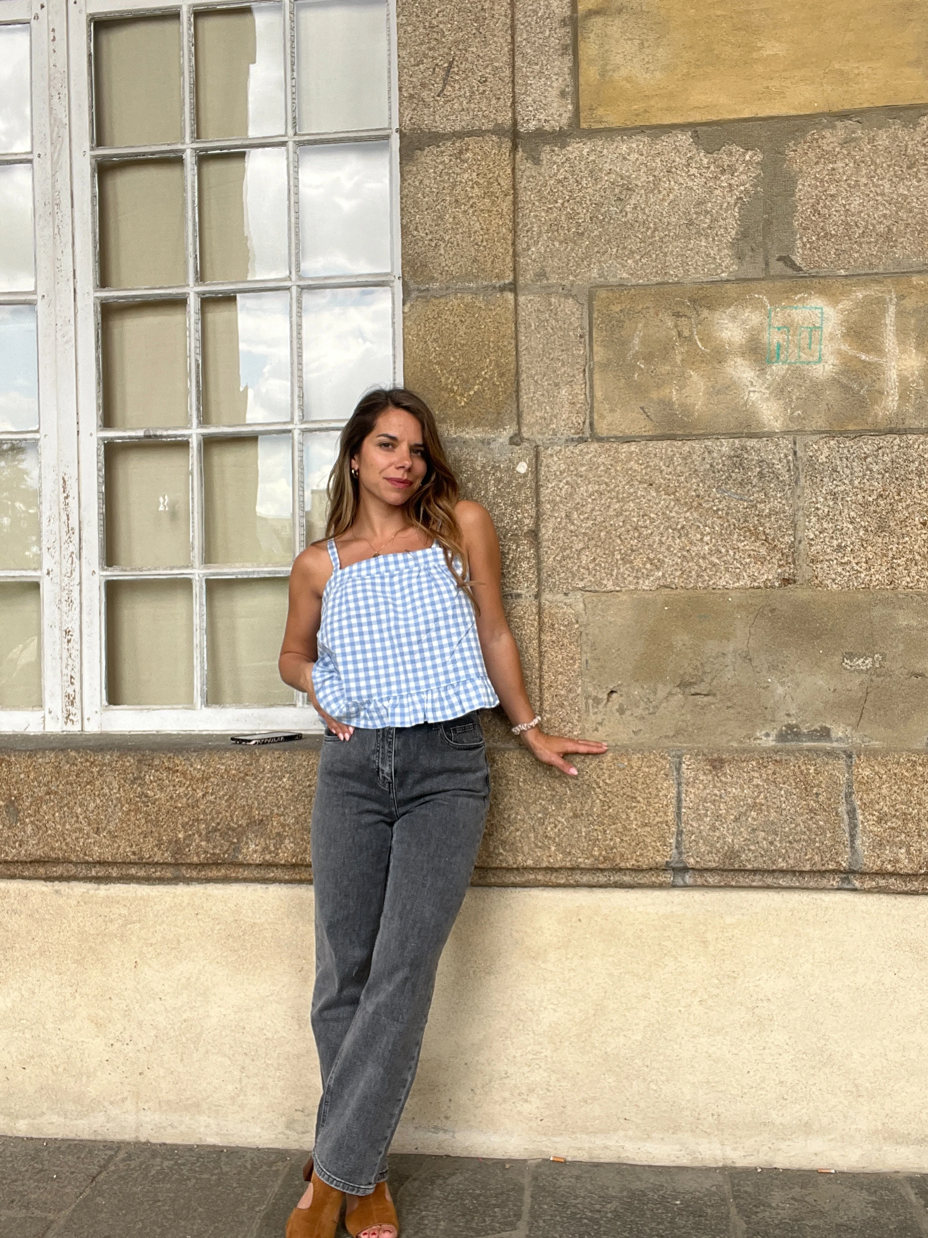 Jean Droit Solange - Gris - Image 3