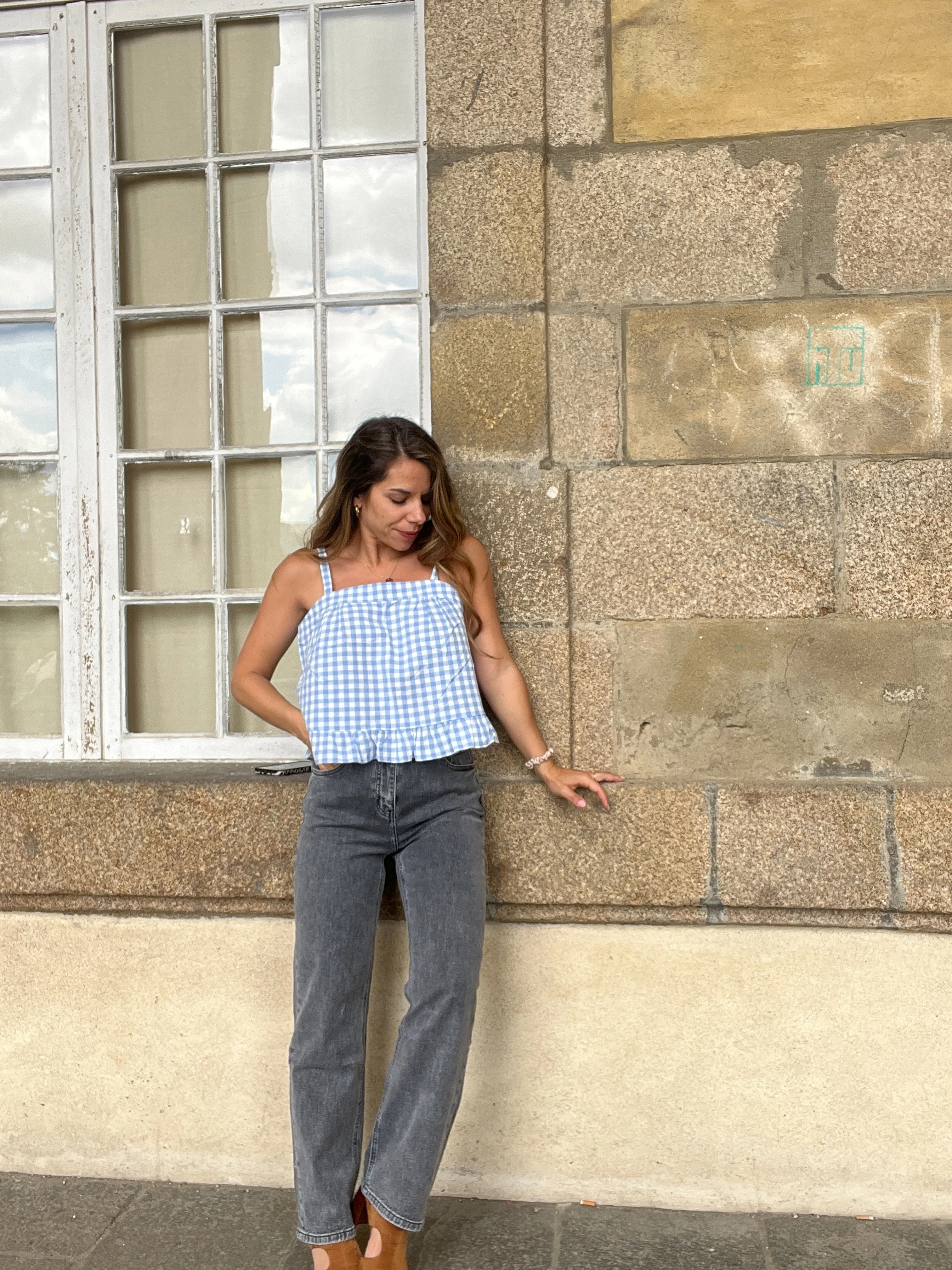 Jean Droit Solange - Gris - Image 4