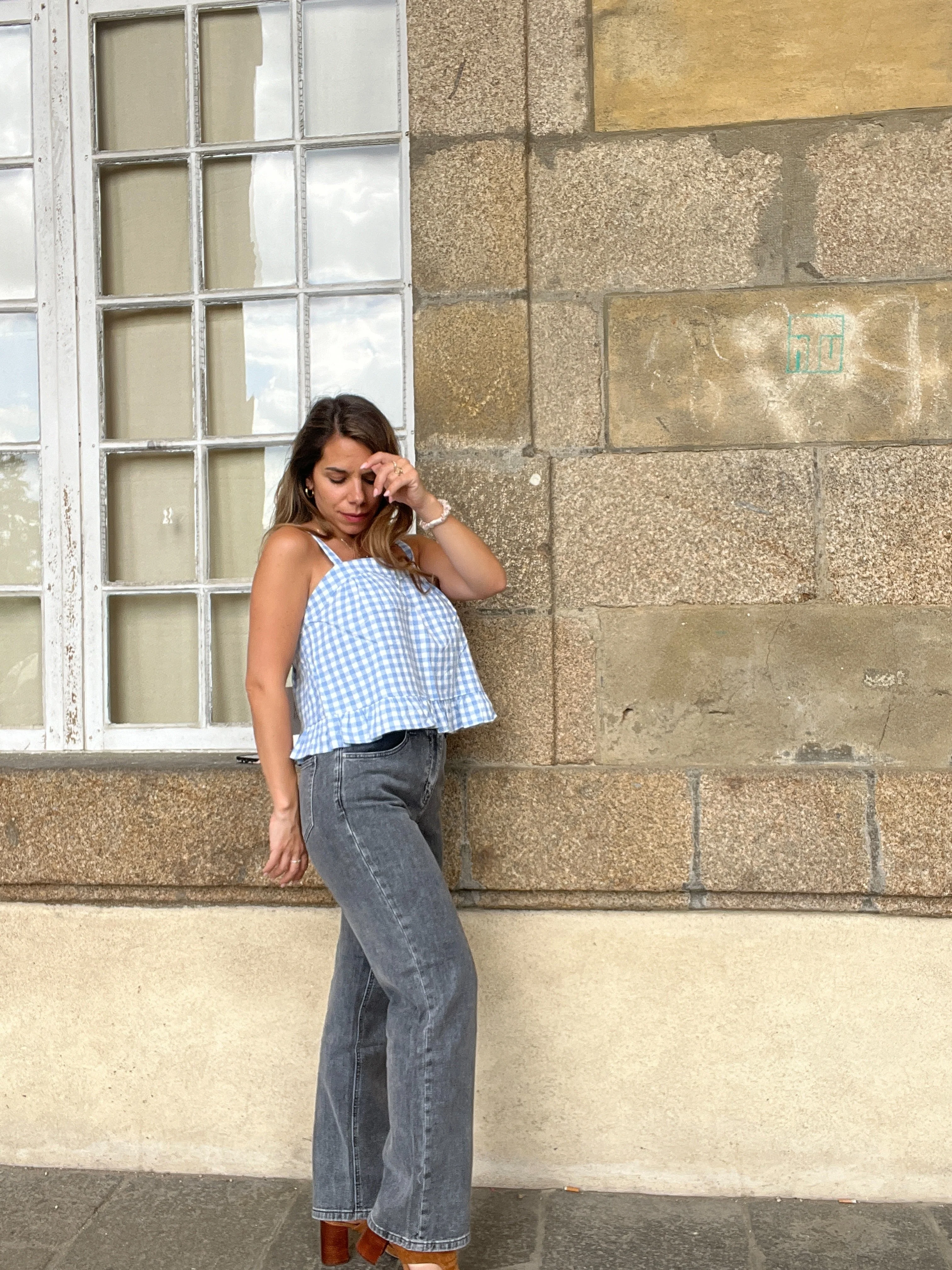 Jean Droit Solange - Gris - Image 5