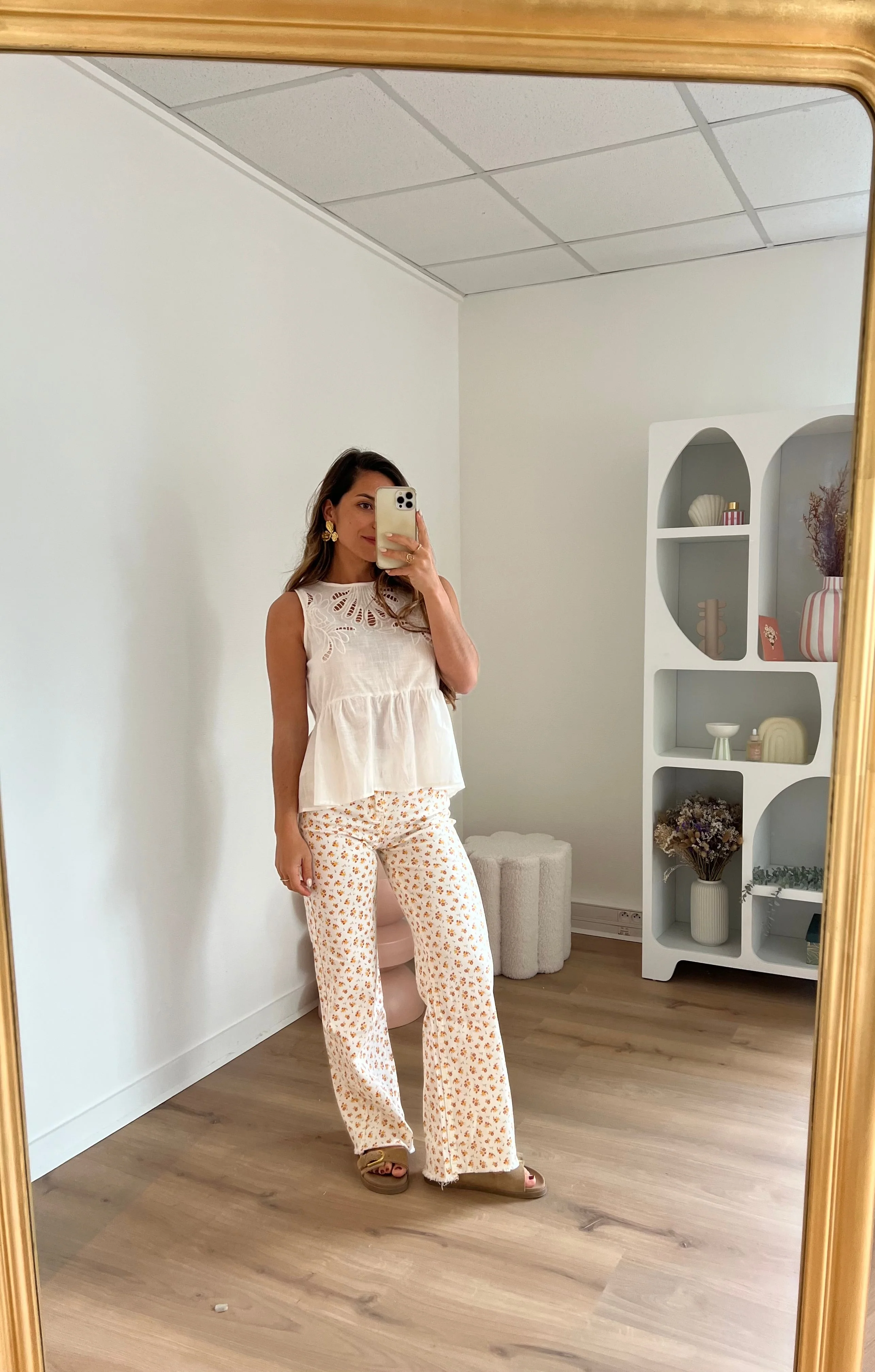 Jean Flare À Fleurs Maria - Image 7