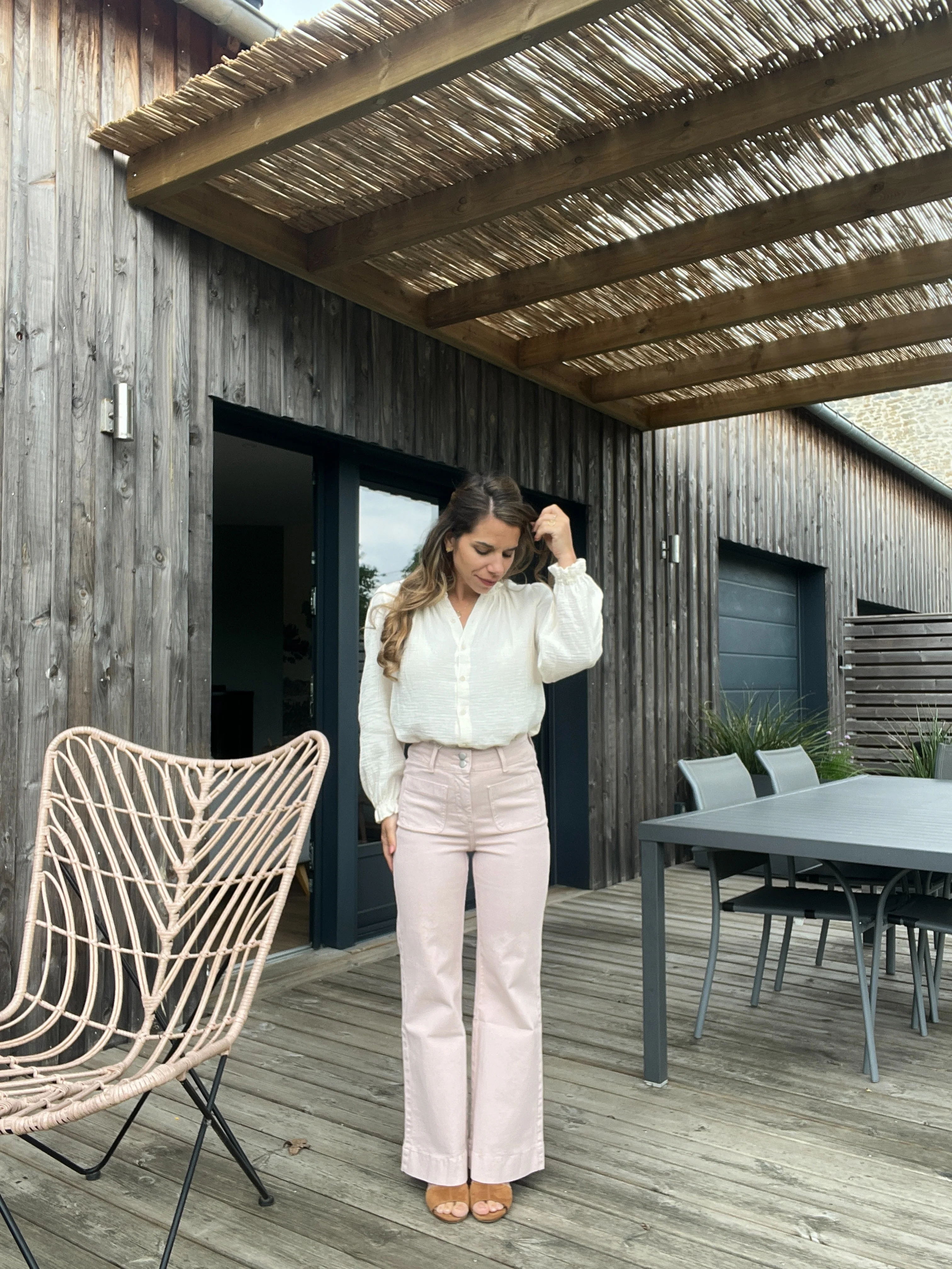 Jean Flare Elenette Rose - Image 3