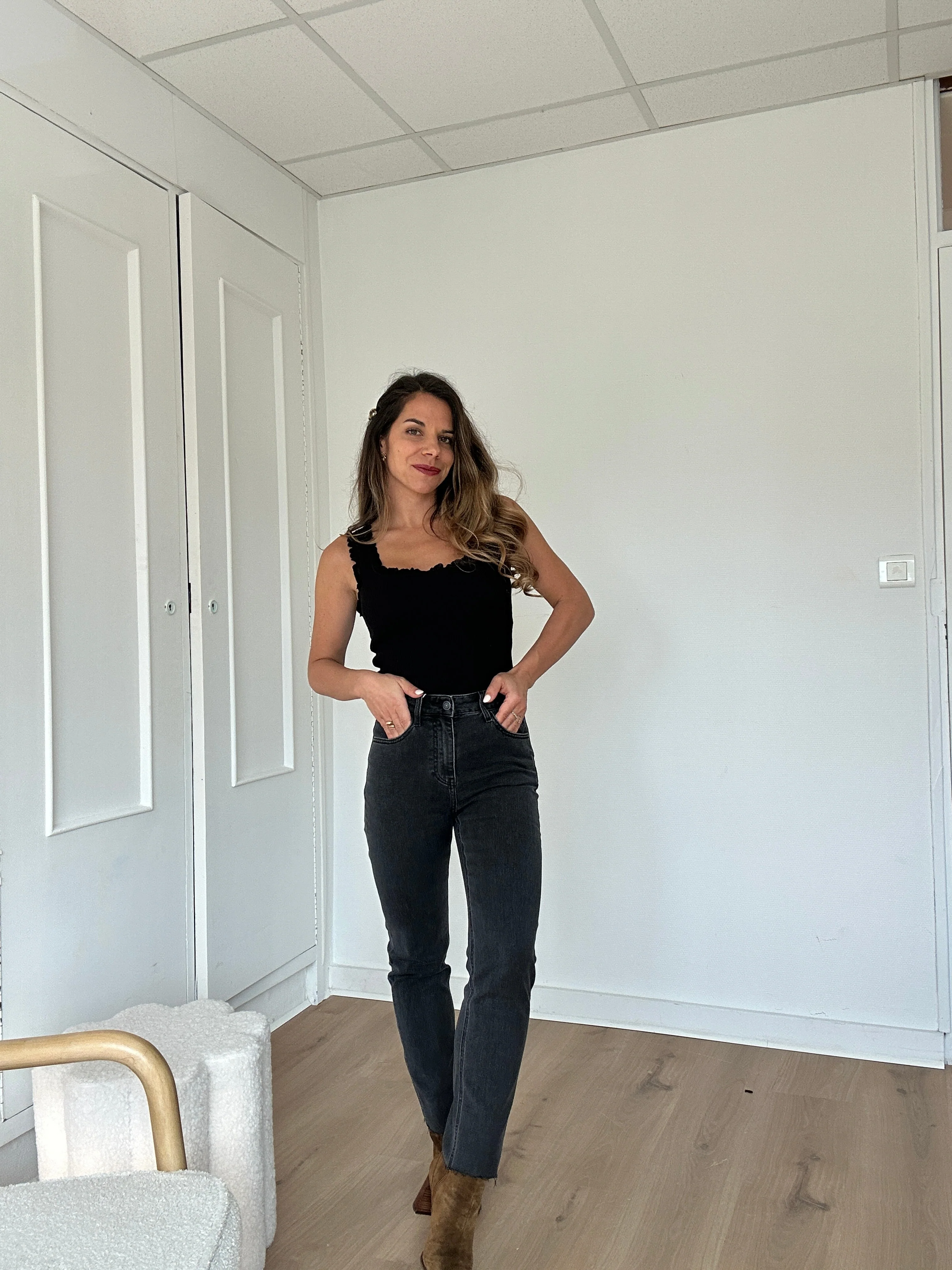Jean Maryline Gris Anthracite - Image 5