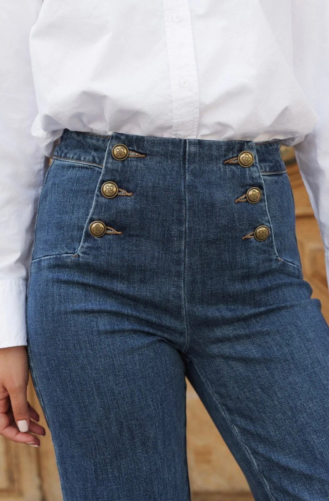 Jean Victorine Denim Foncé - Image 2