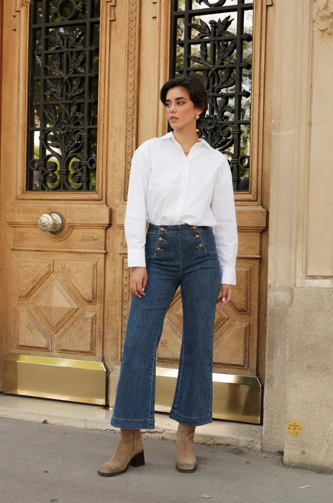 Jean Victorine Denim Foncé - Image 3