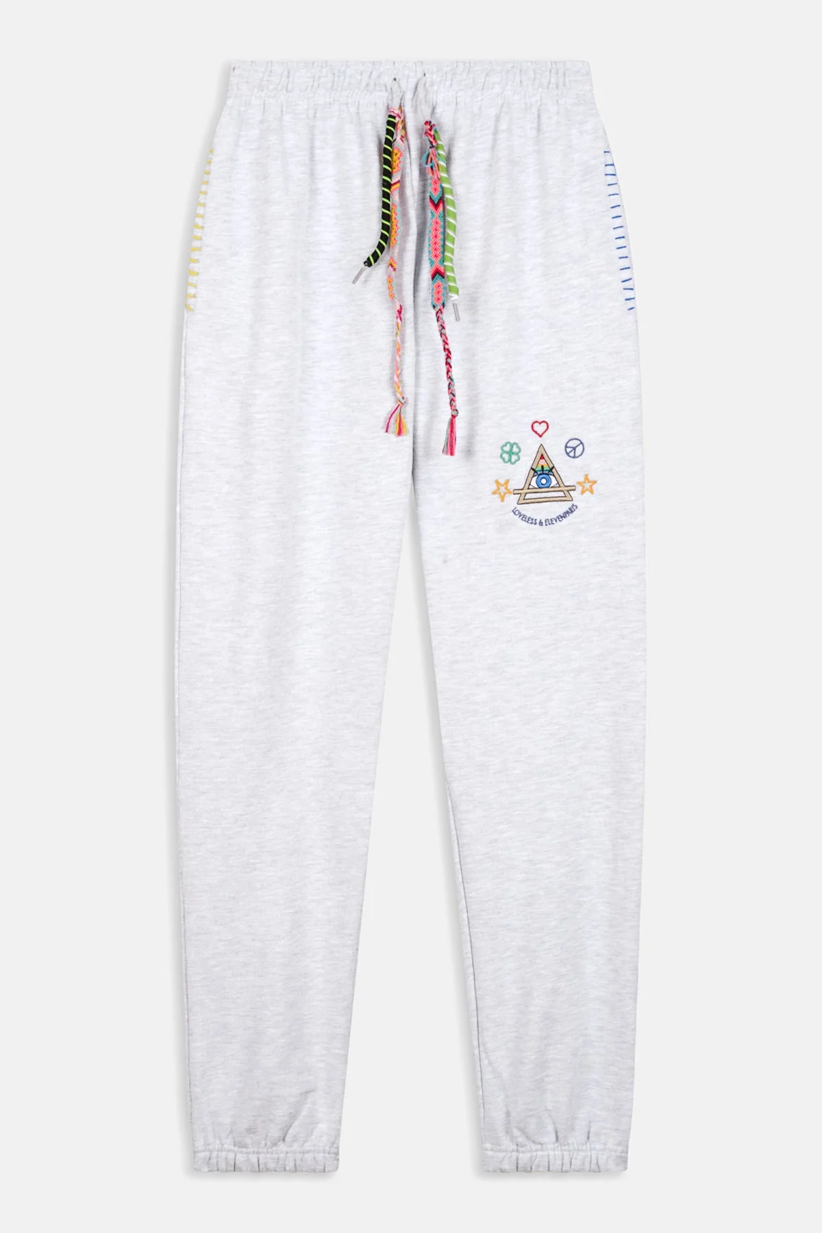 Jogging Mihai - Light Grey Melanged - Image 2