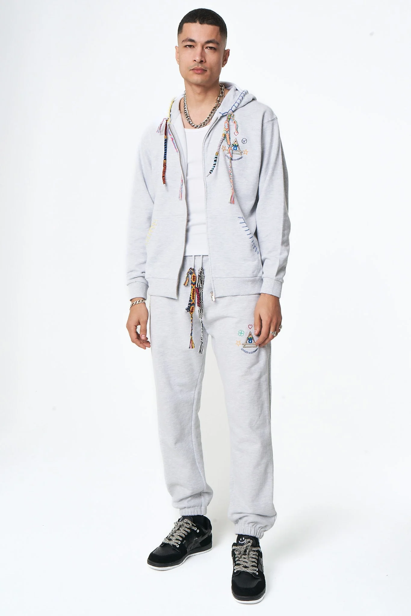 Jogging Mihai - Light Grey Melanged - Image 5