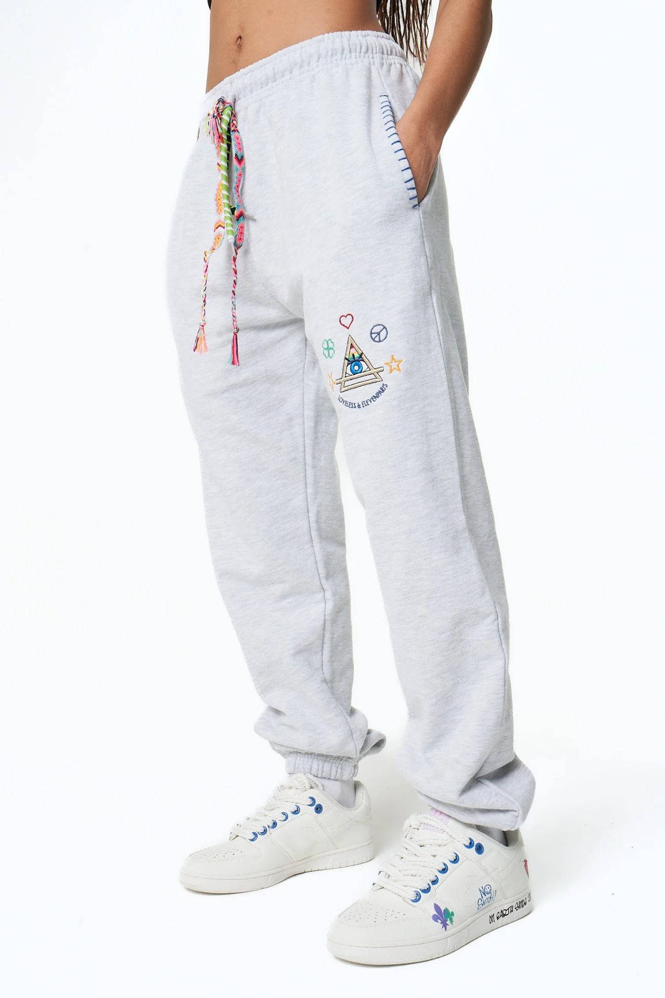 Jogging Mihai - Light Grey Melanged - Image 6