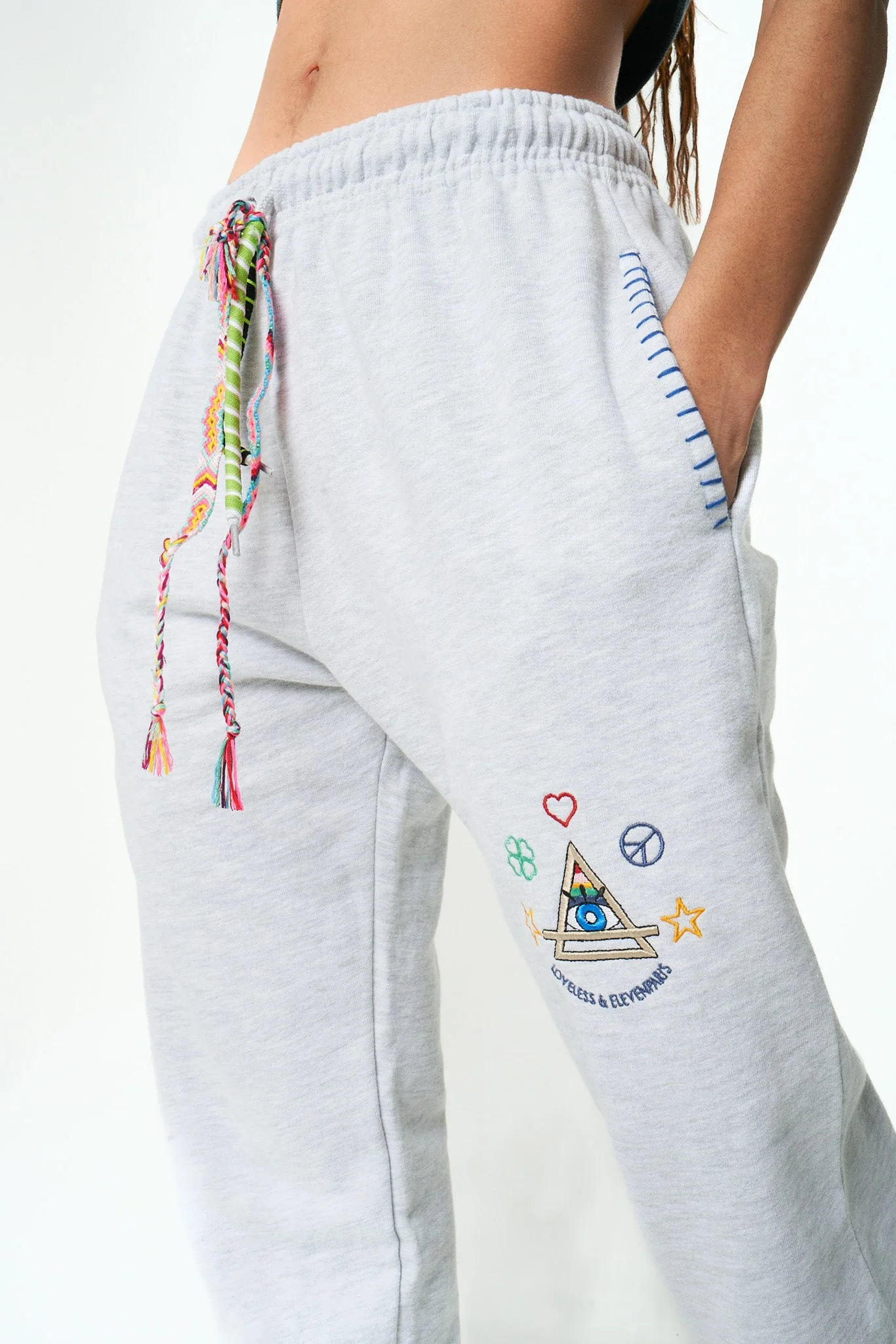 Jogging Mihai - Light Grey Melanged - Image 8