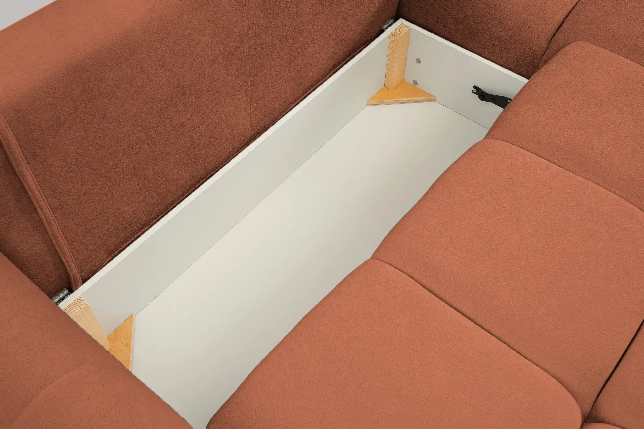 June - Canapé D'Angle Convertible Tissu Bouclette 3 Places - Image 53
