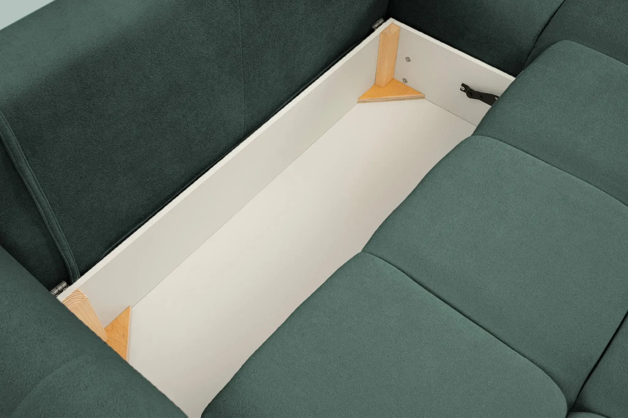 June - Canapé D'Angle Convertible Tissu Bouclette 3 Places - Image 67