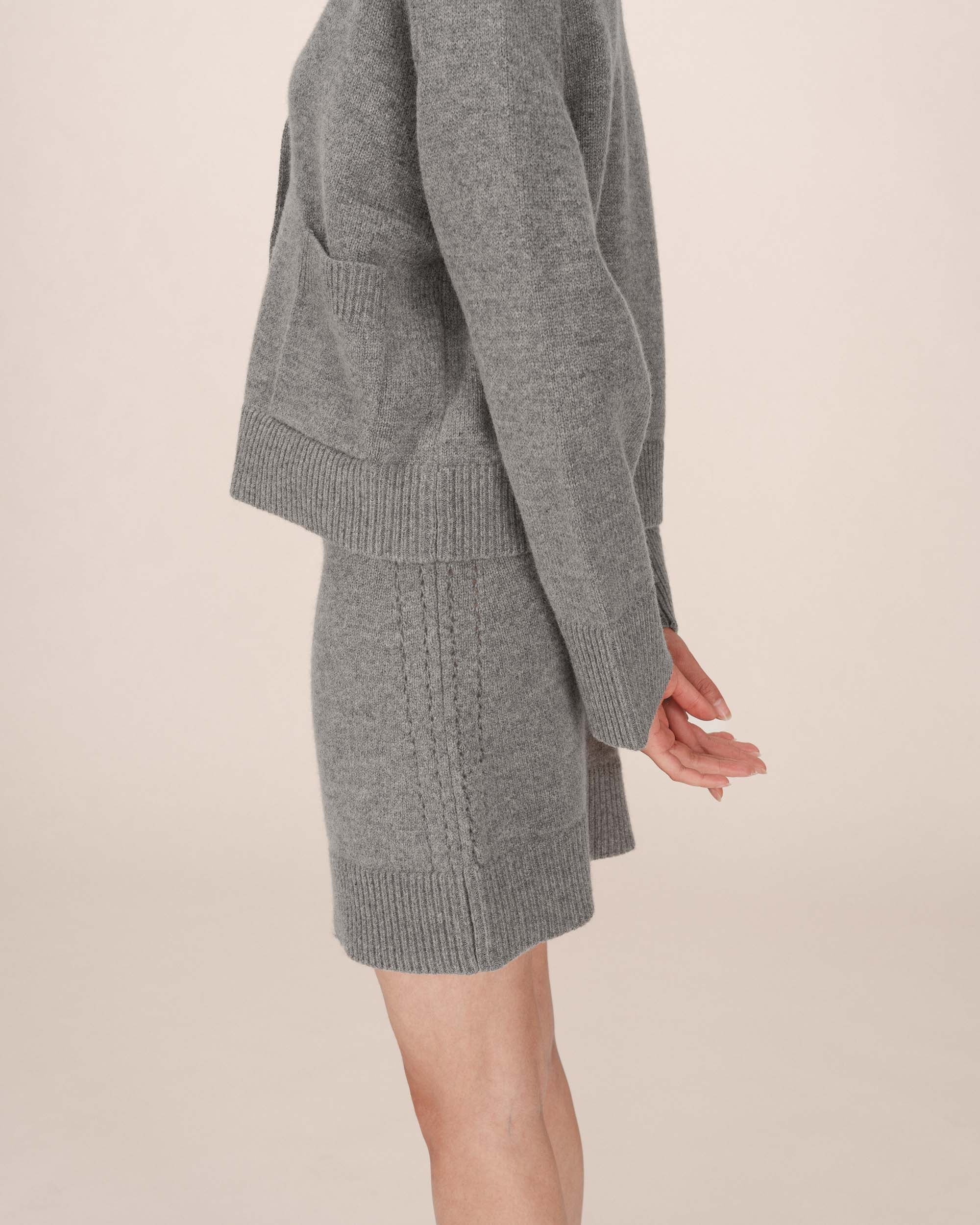 Jupe Ajustée Gris Shae - Image 4