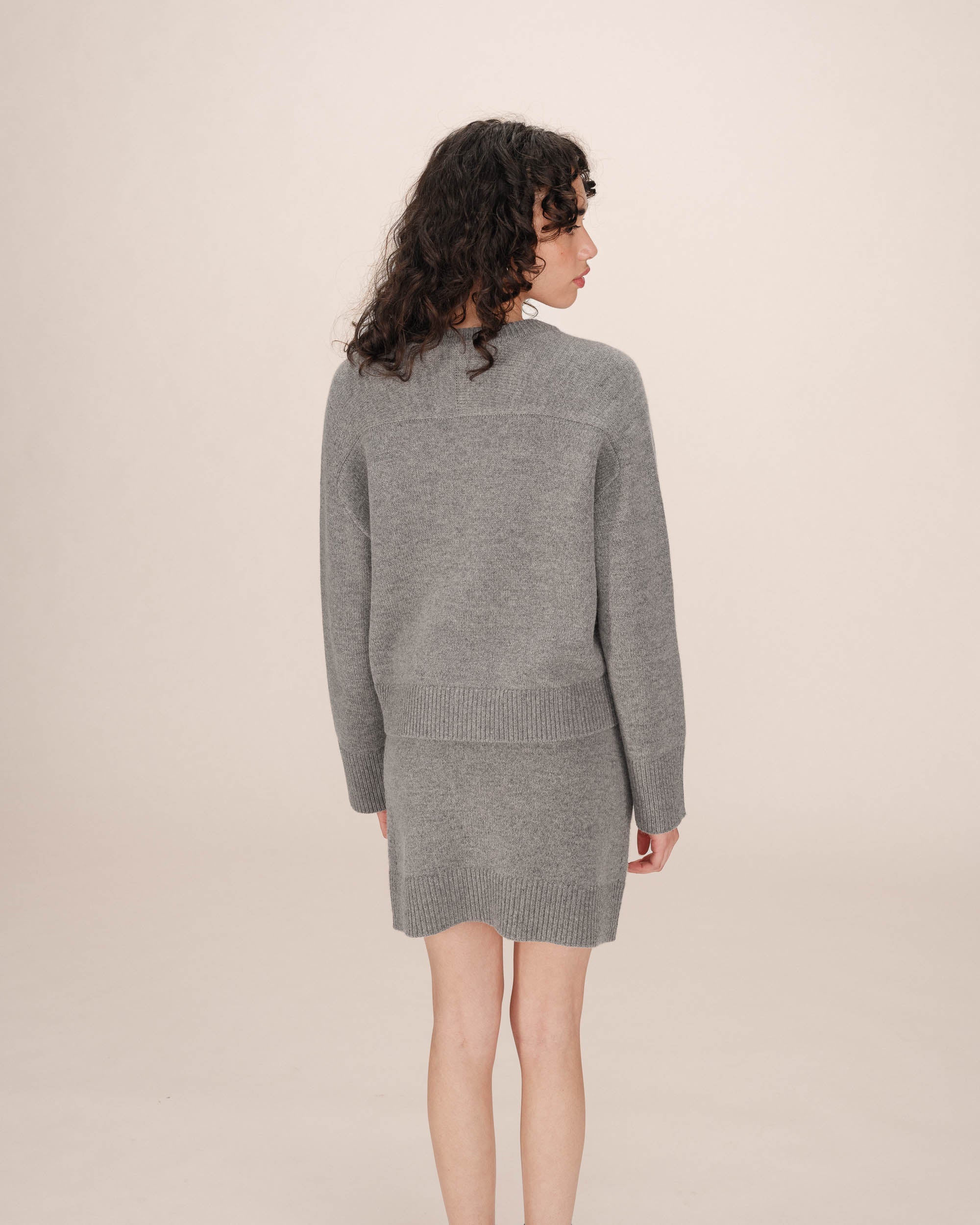 Jupe Ajustée Gris Shae - Image 5
