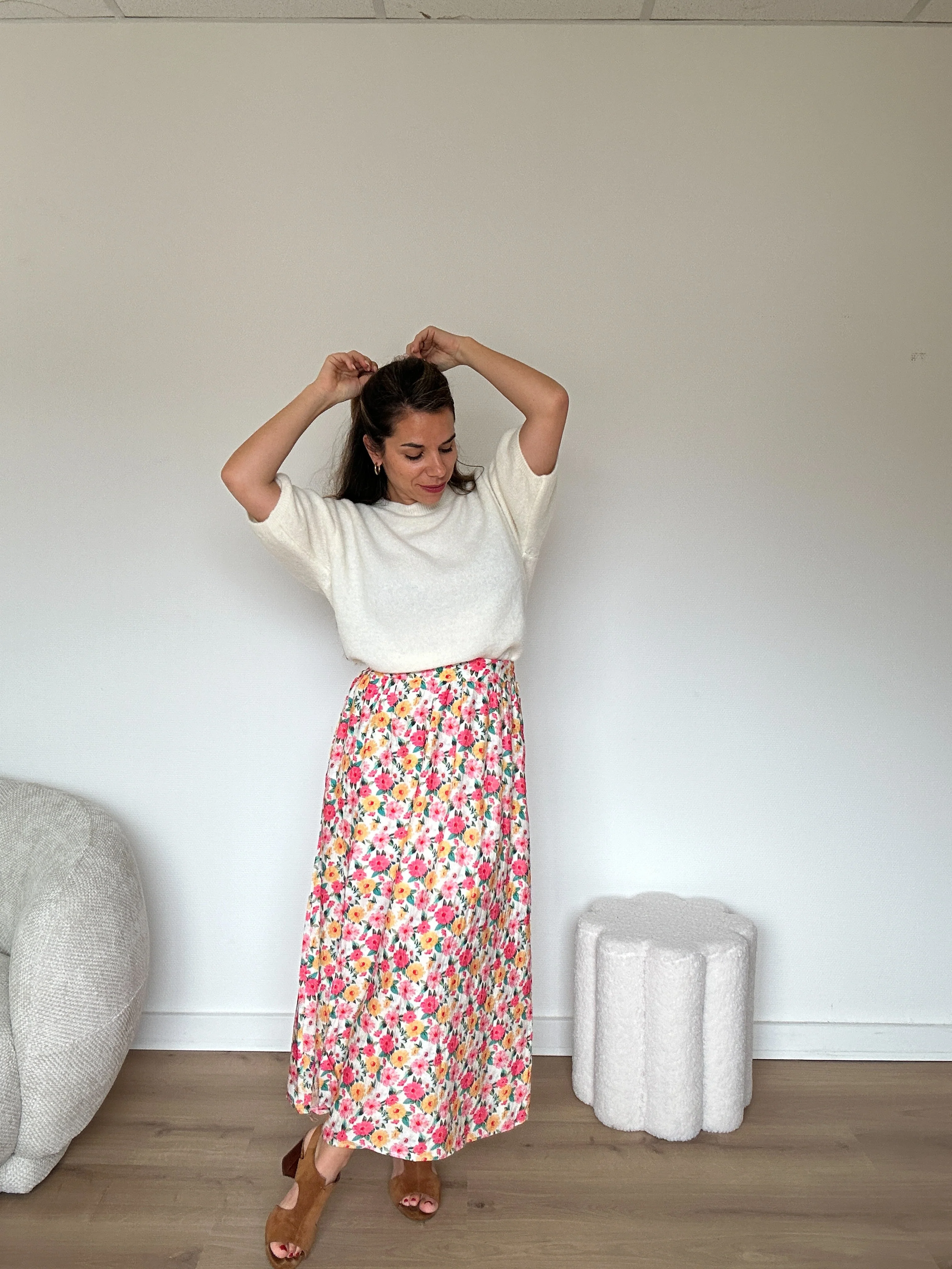 Jupe Longue Fleurie Naomi - Image 5