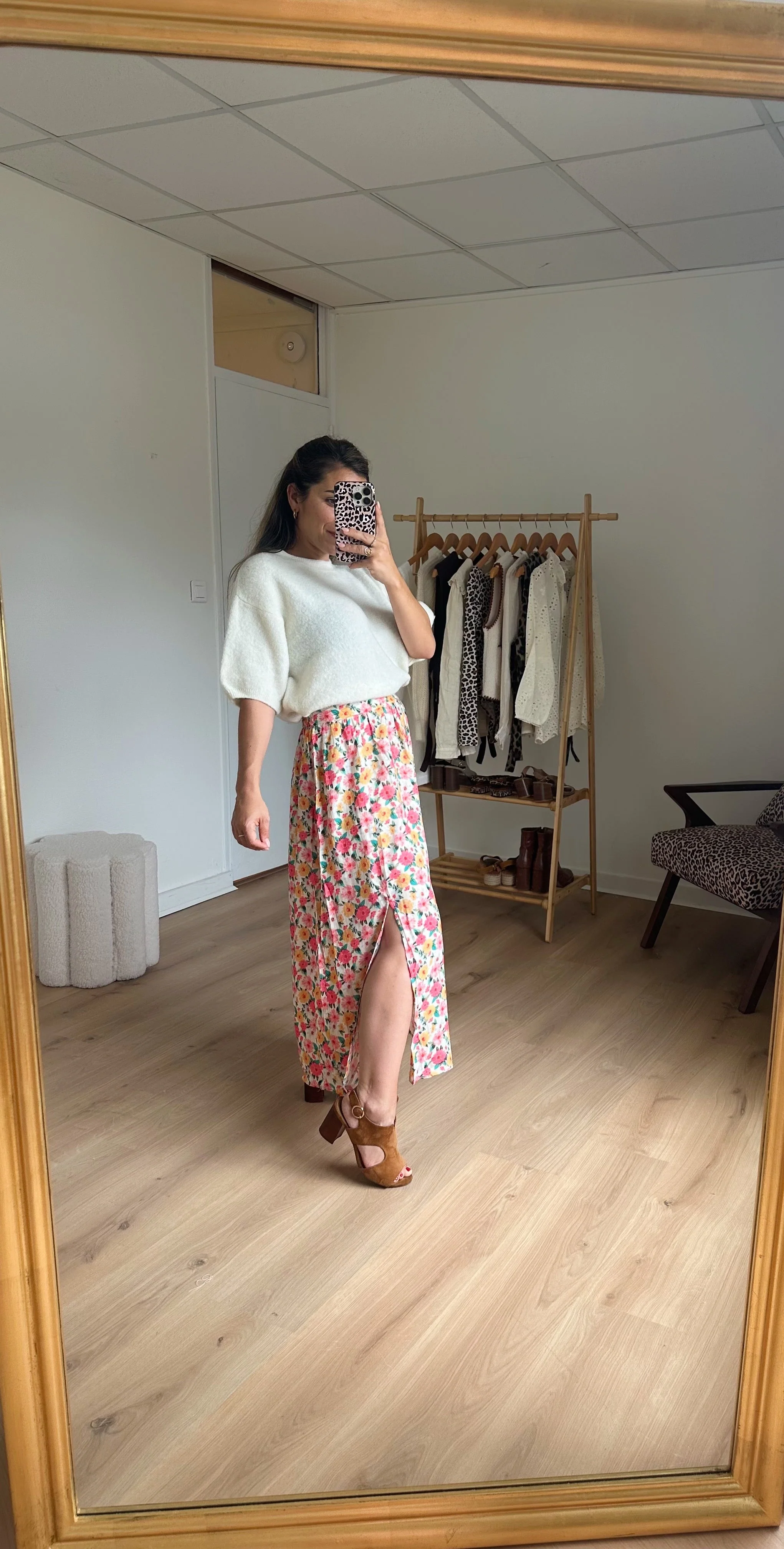 Jupe Longue Fleurie Naomi - Image 6
