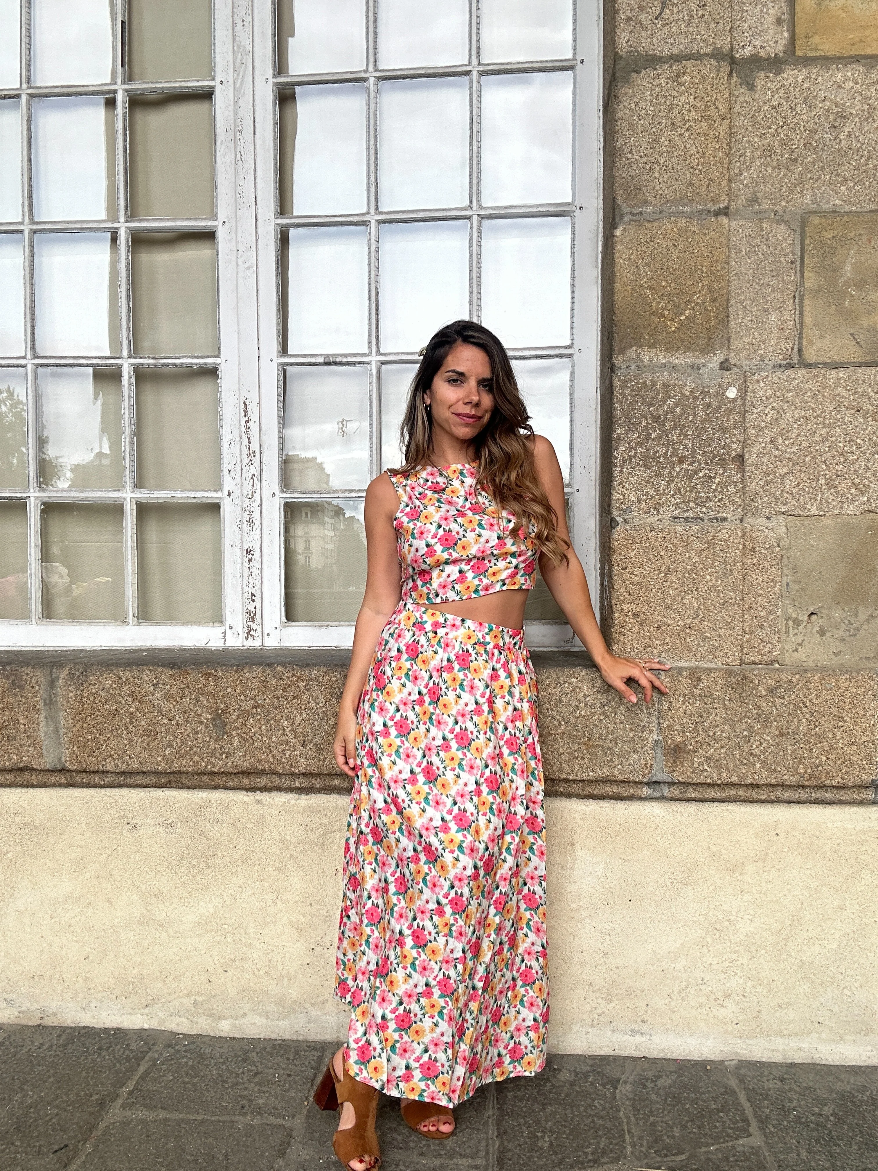 Jupe Longue Fleurie Naomi - Image 8