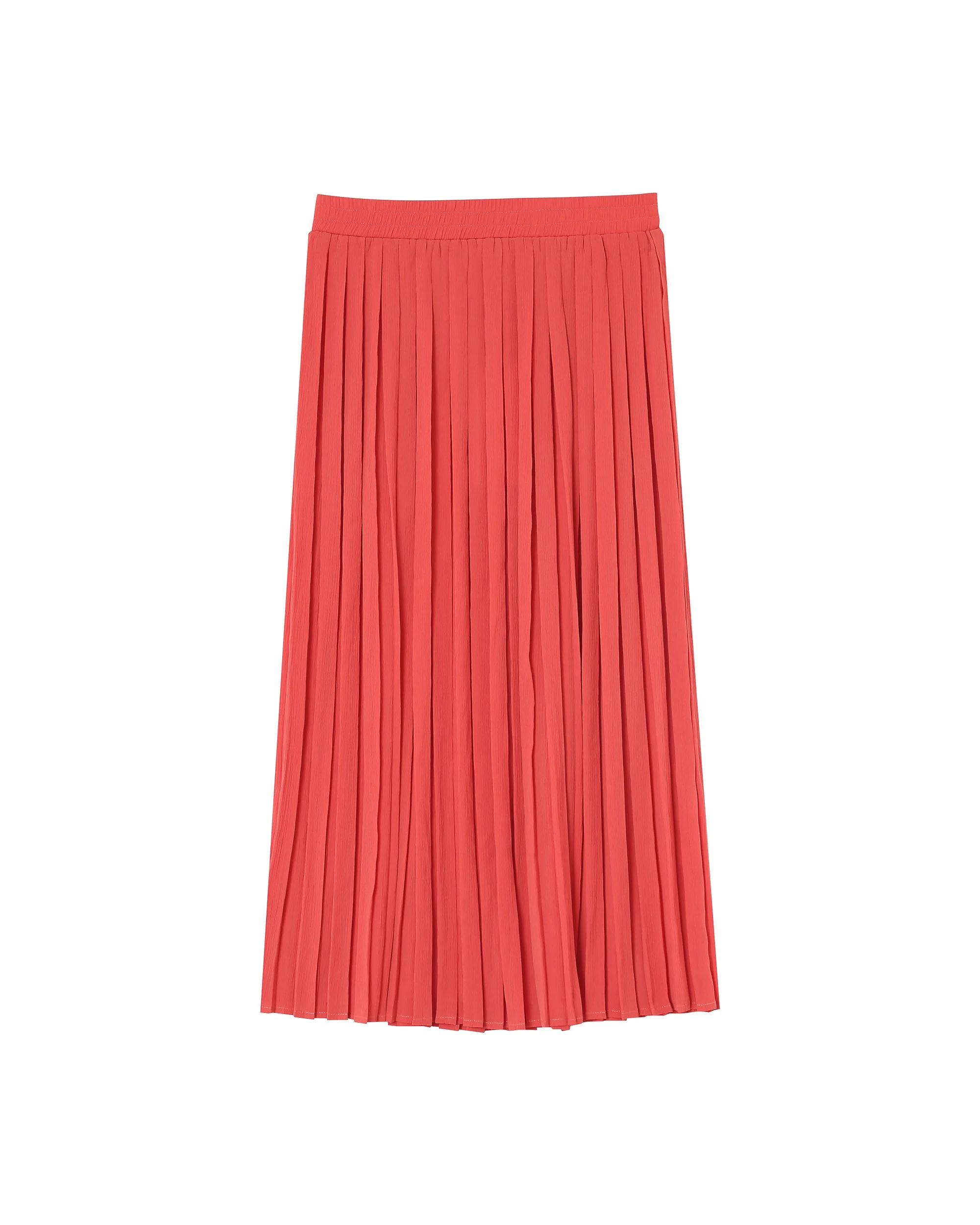 Jupe Plisse - Corail - Image 6