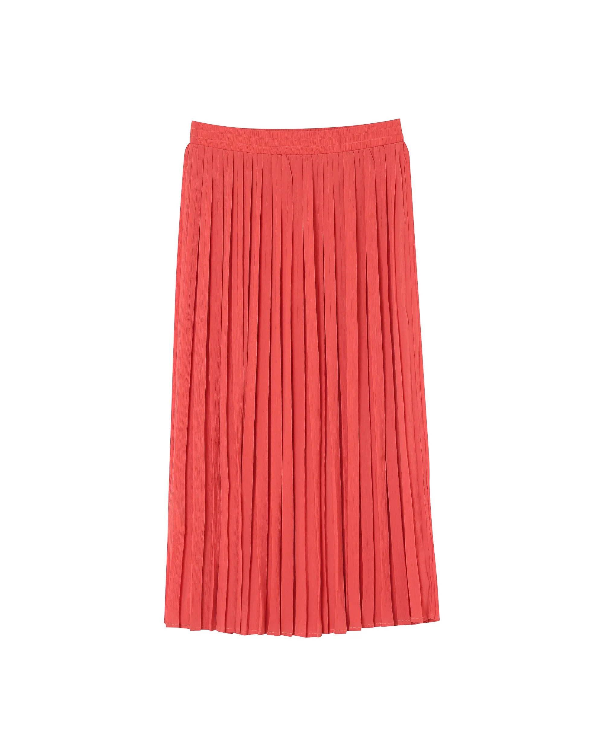 Jupe Plisse - Corail - Image 7