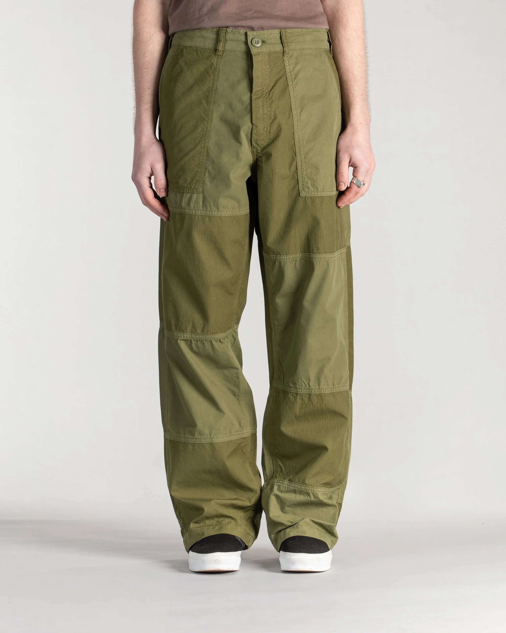 K Pant - Olive Rs/Poplin Mix - Image 3