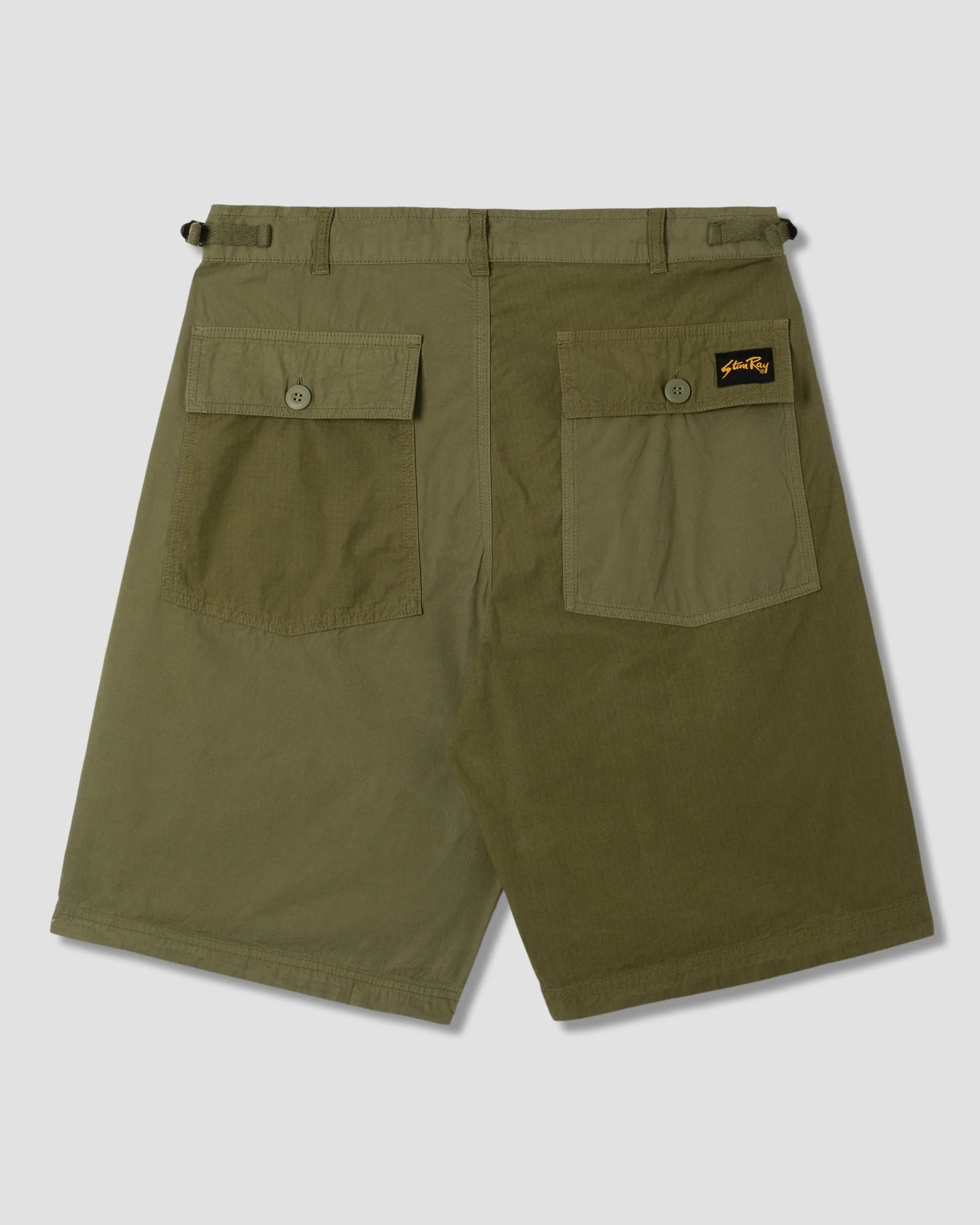 K Short - Olive Rs/Poplin Mix - Image 3
